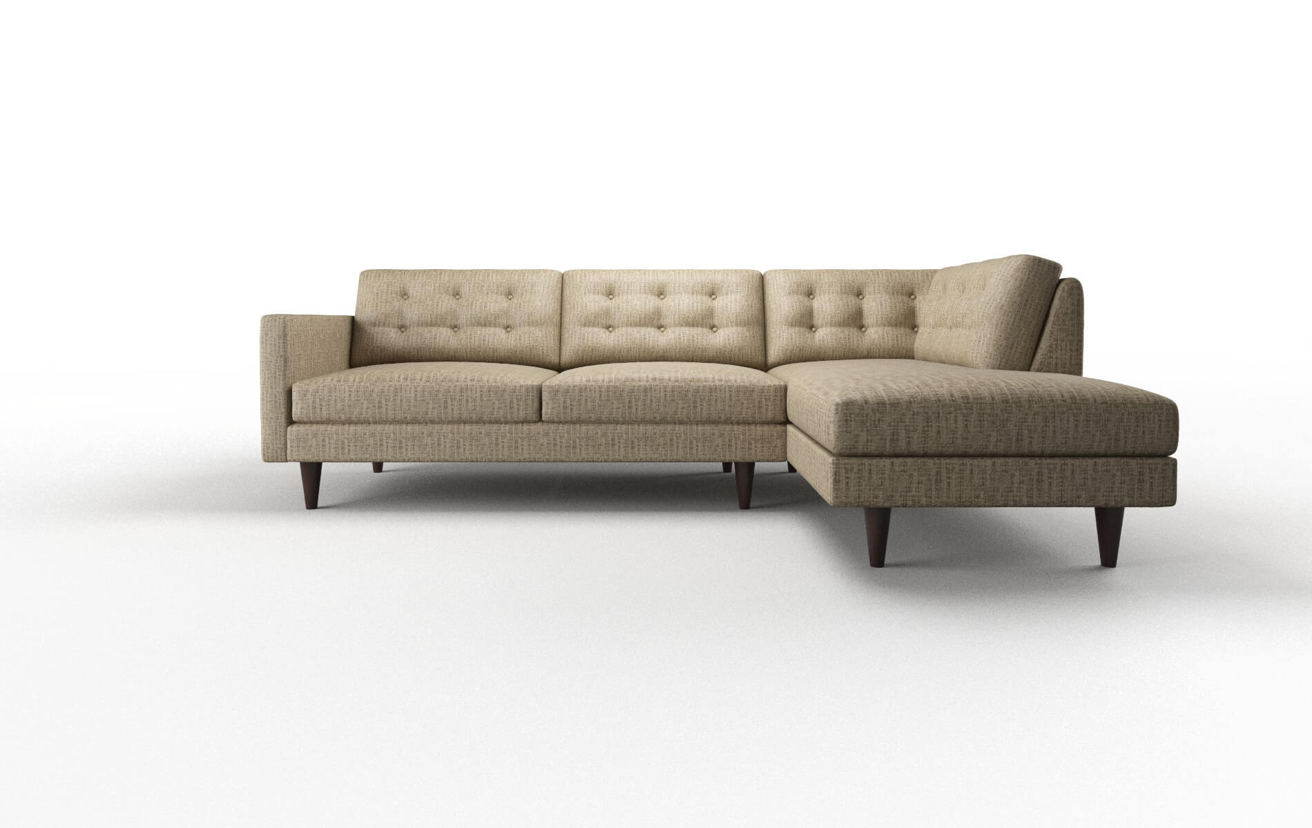 Turin Marcy camel Panel Espresso Legs  1