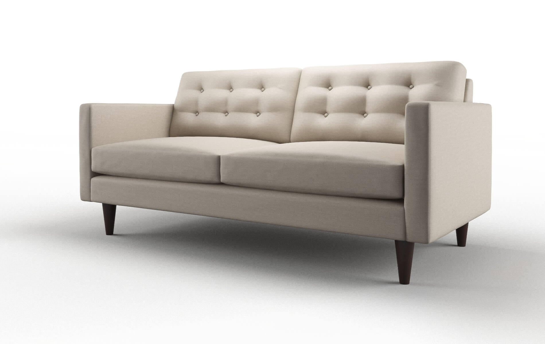 Turin Naples Almond Sofa espresso legs 4