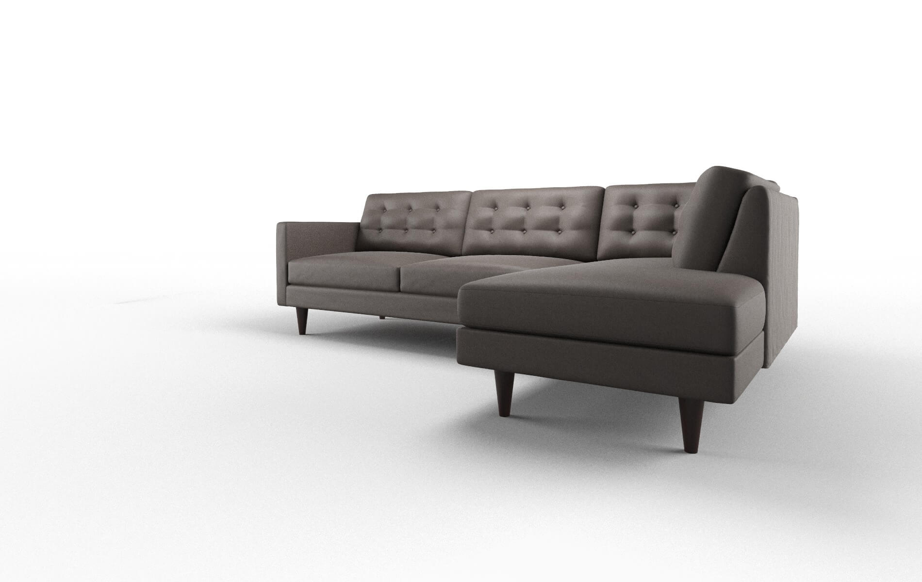 Turin Naples Graphite Panel espresso legs 4