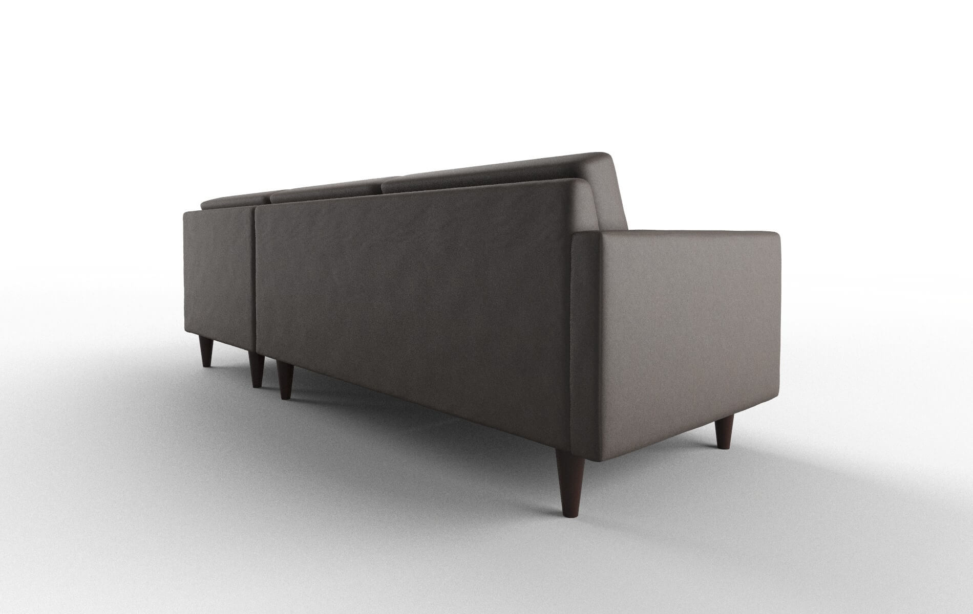 Turin Naples Graphite Panel espresso legs 5
