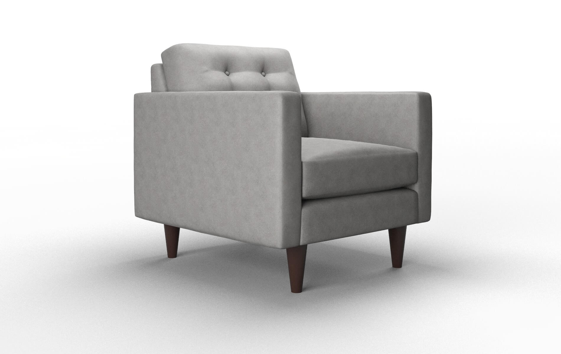 Turin Noble Smoke Chair espresso legs 2