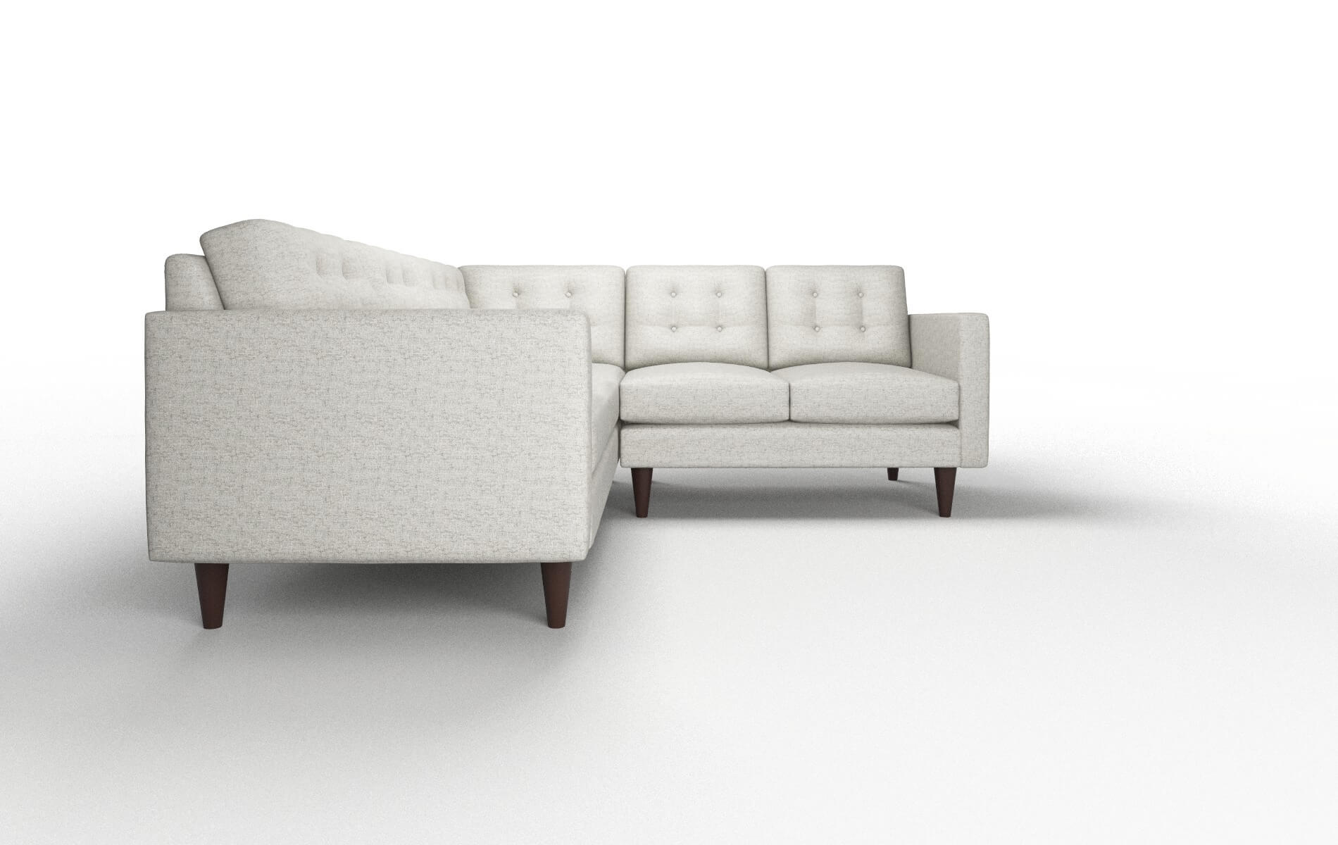 Turin Oceanside Granite Sectional espresso legs 2