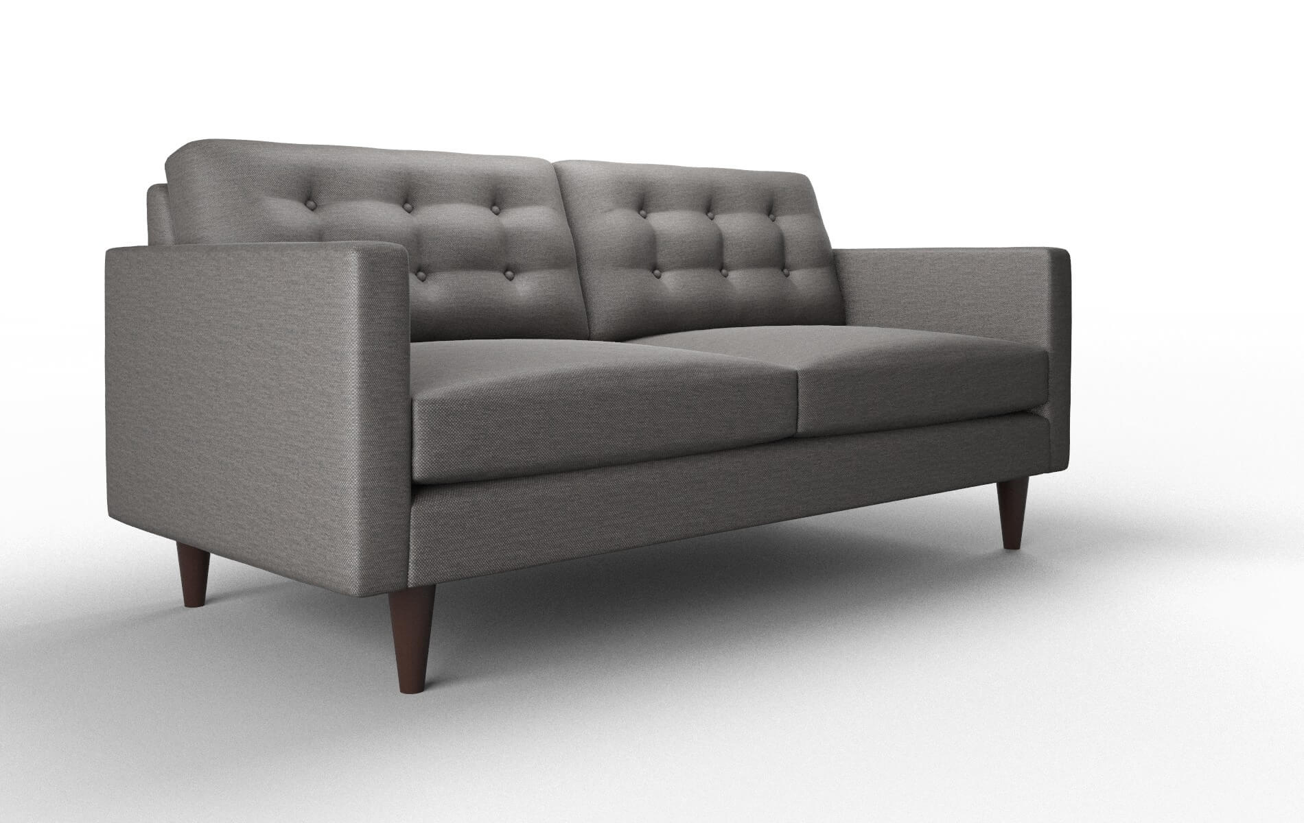 Turin Oscar Charcoal Sofa espresso legs 2