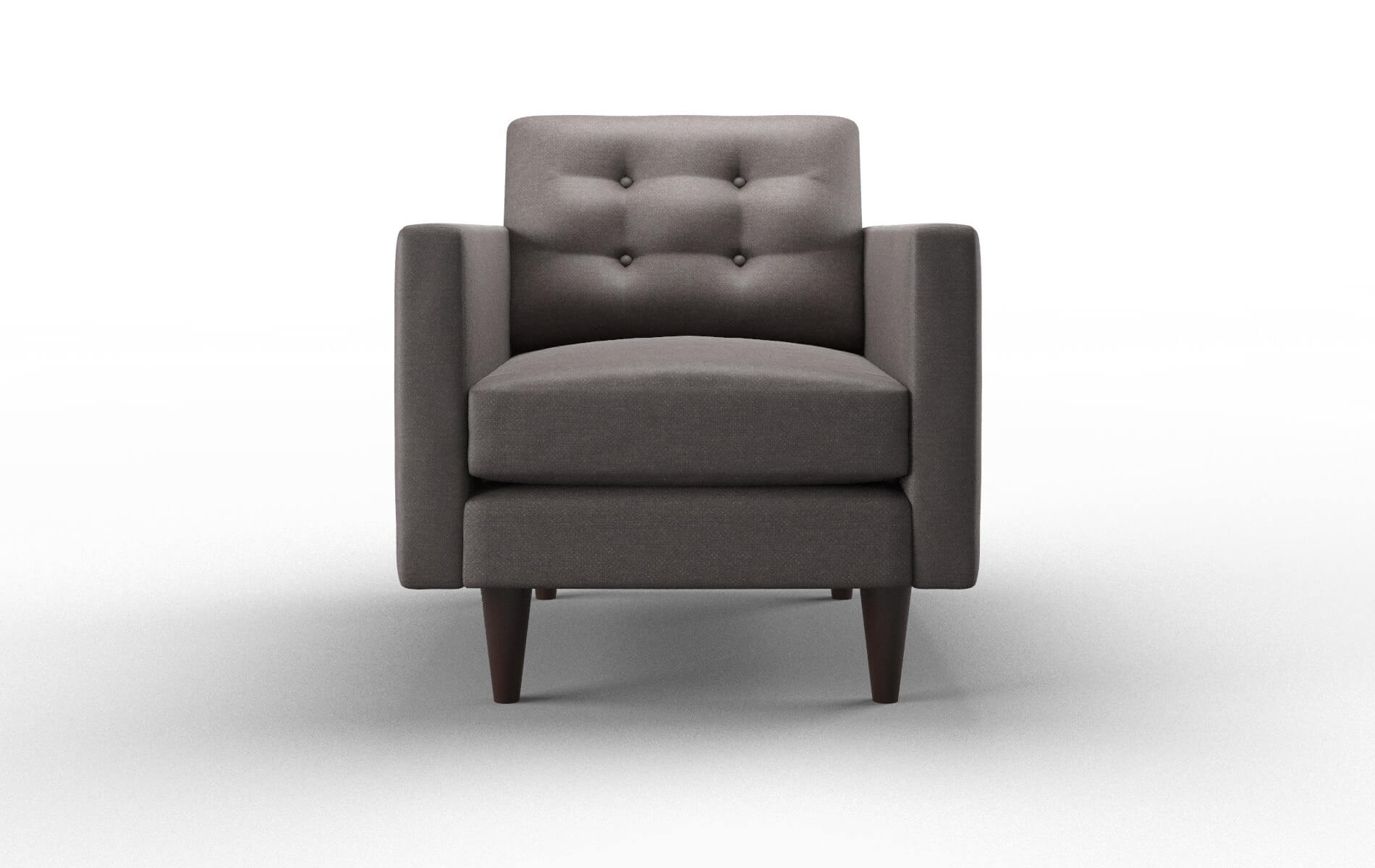 Turin Oscar chocolate Chair Espresso Legs  1