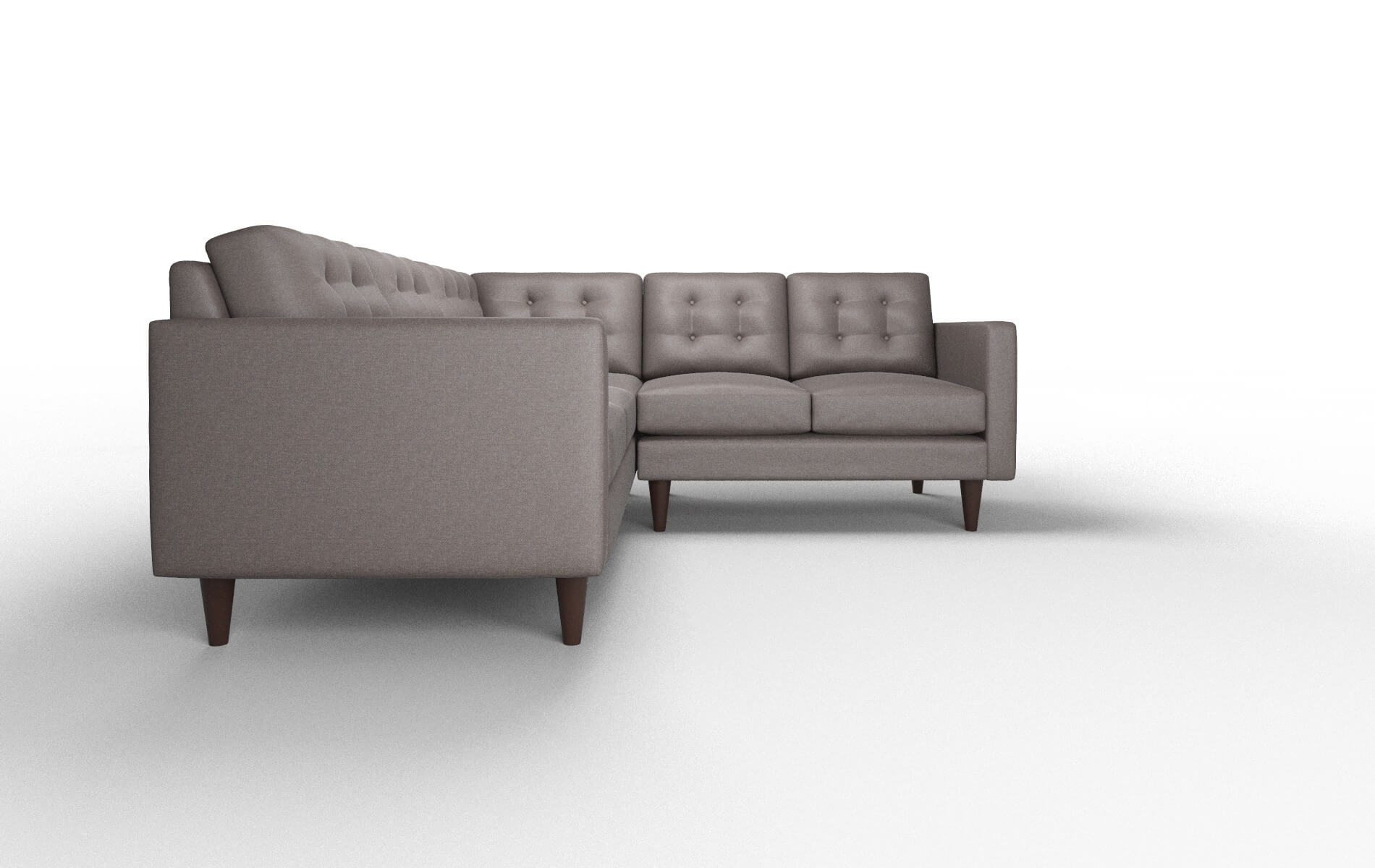 Turin Oscar Chocolate Sectional espresso legs 2