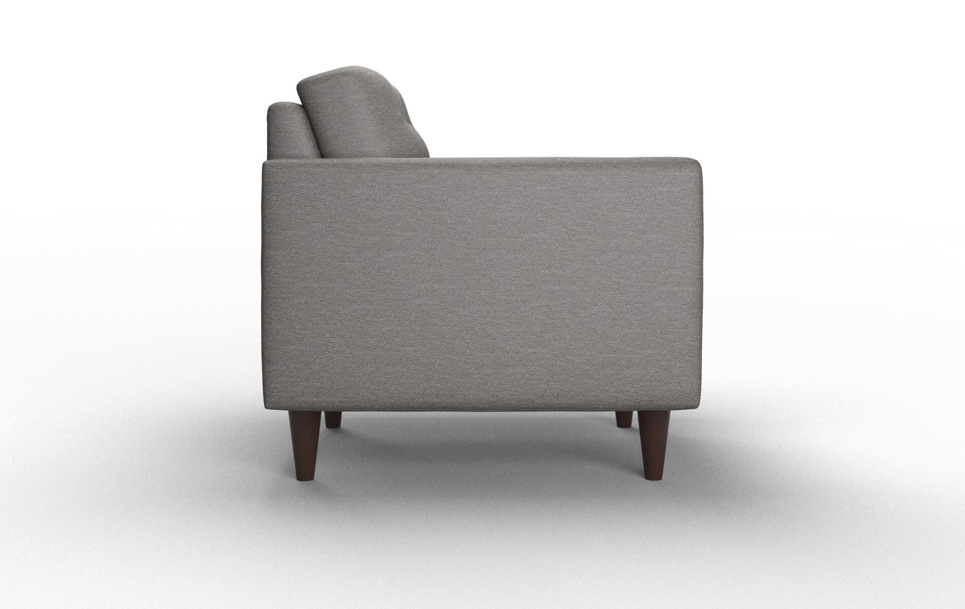 Turin Oscar Grey Chair espresso legs 3