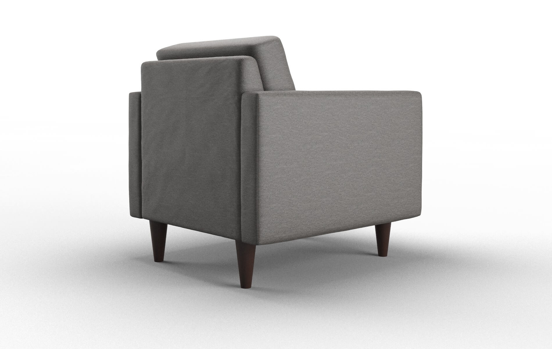 Turin Oscar Grey Chair espresso legs 5
