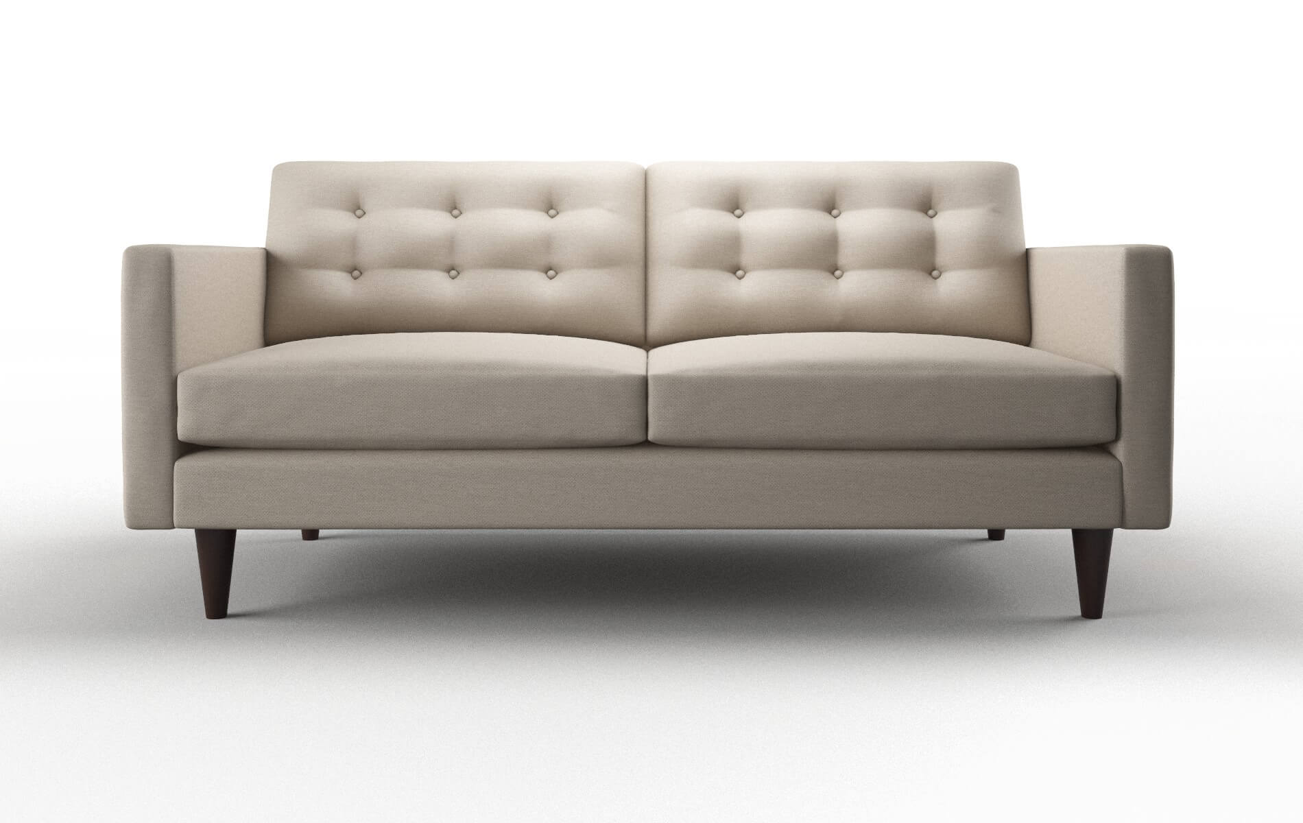 Turin Oscar Linen Sofa espresso legs 1