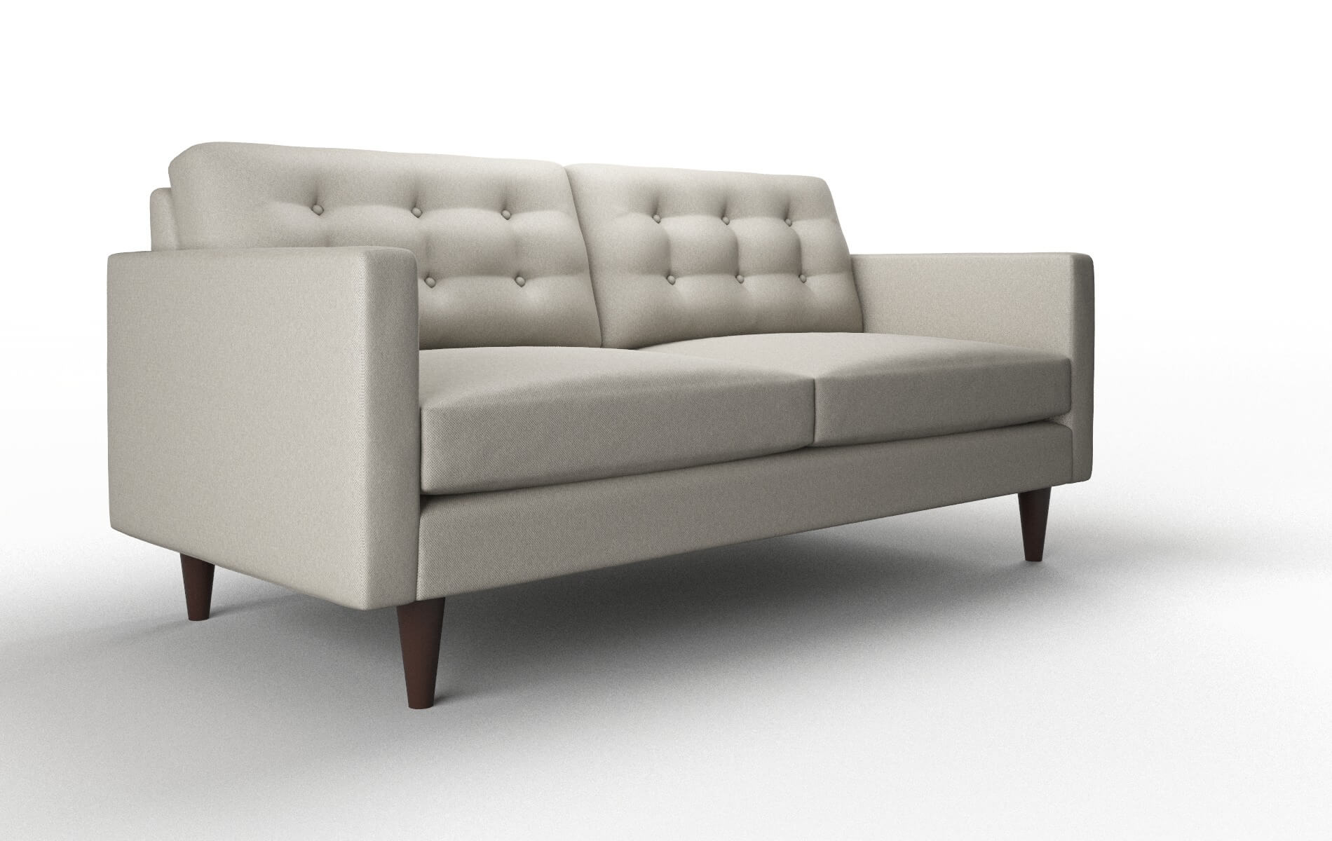 Turin Oscar Silver Sofa espresso legs 2