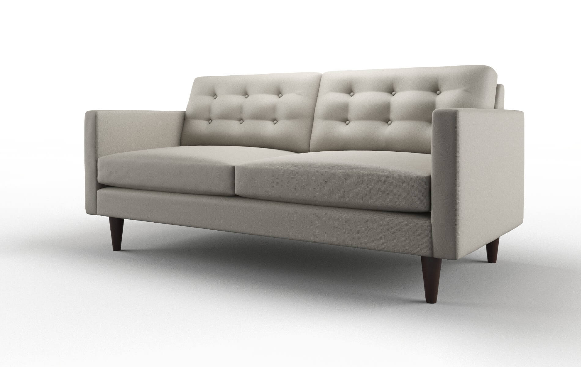 Turin Oscar Silver Sofa espresso legs 4