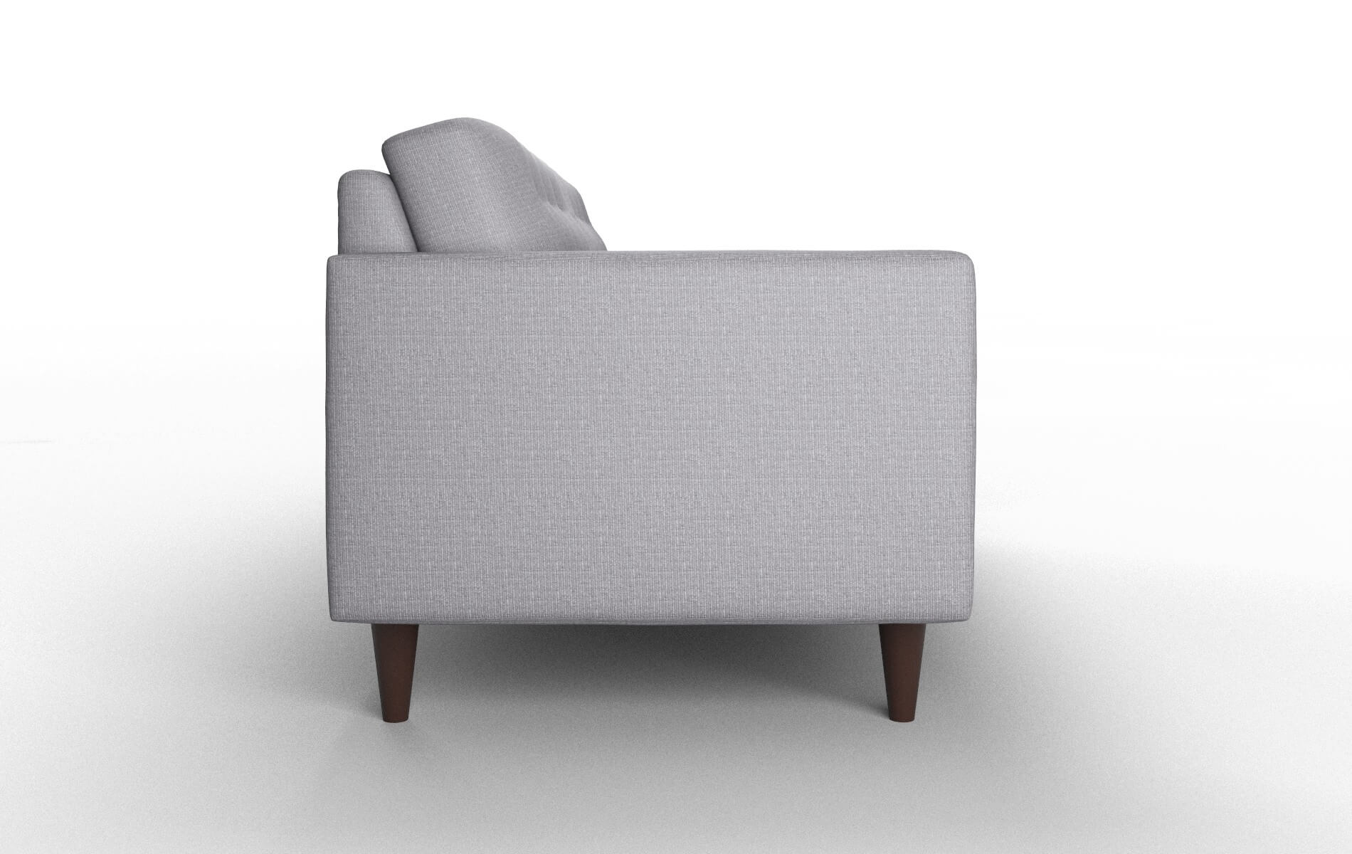 Turin Parker Ash Sofa espresso legs 3