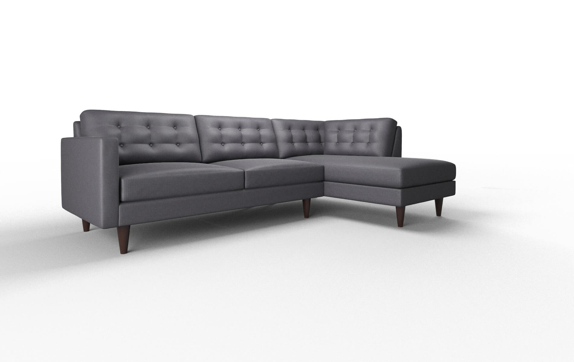 Turin Parker Charcoal Panel espresso legs 2