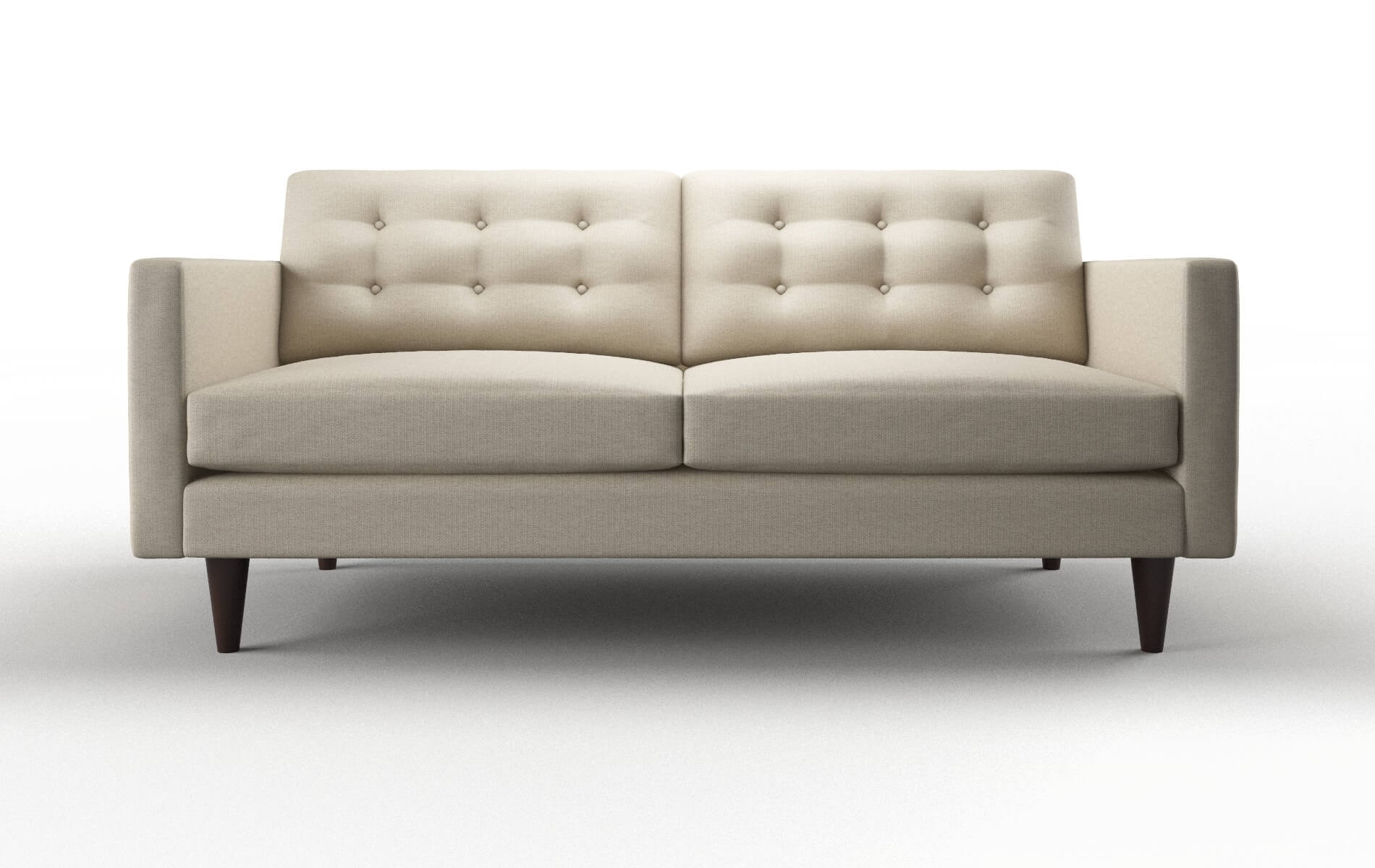 Turin Parker linen Sofa Espresso Legs  1