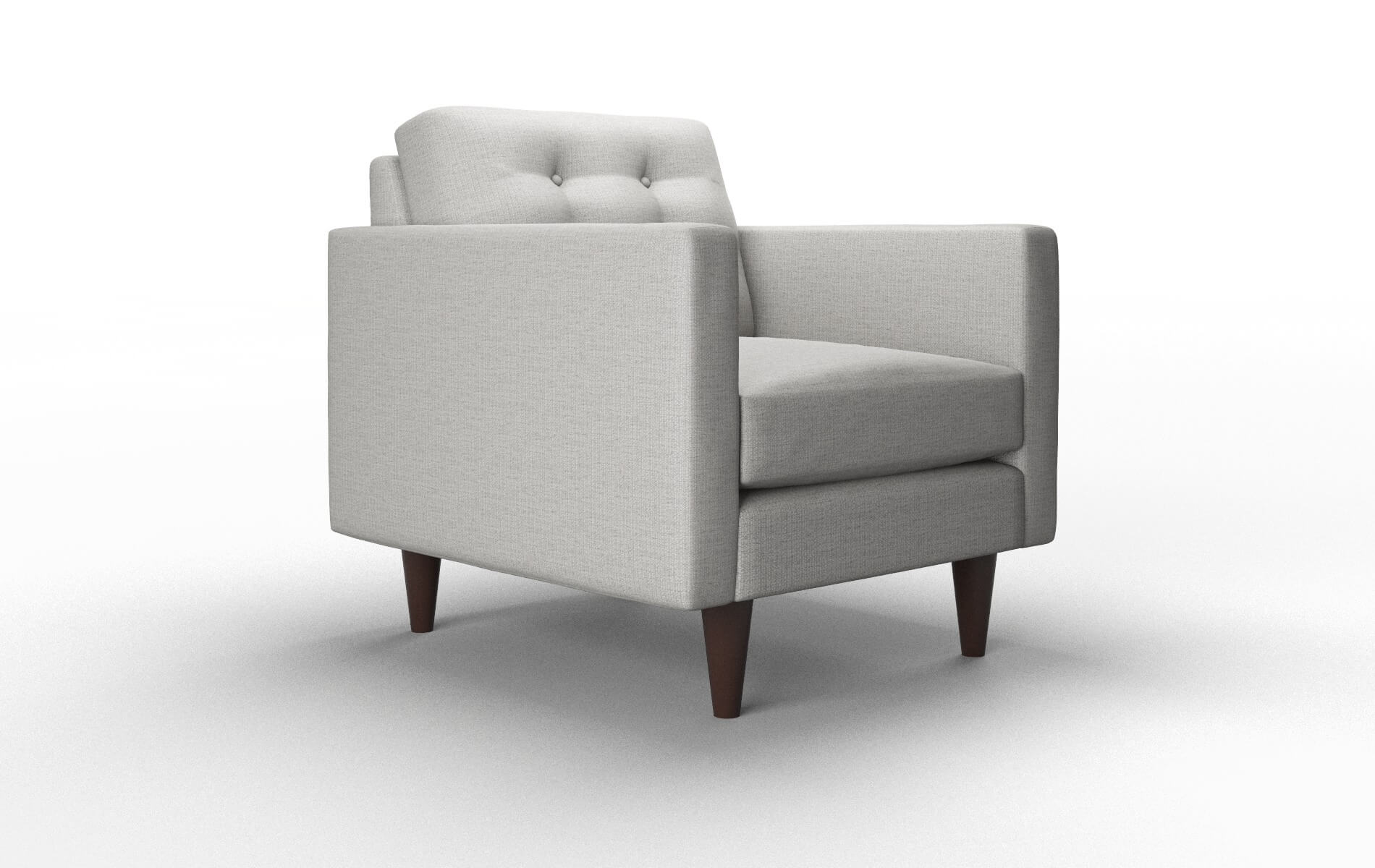 Turin Parker Silver Chair espresso legs 2