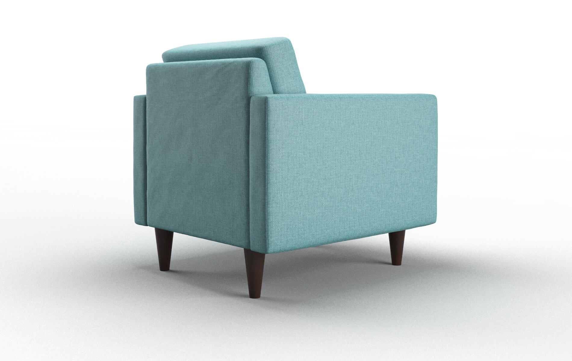 Turin Parker Turquoise Chair espresso legs 5