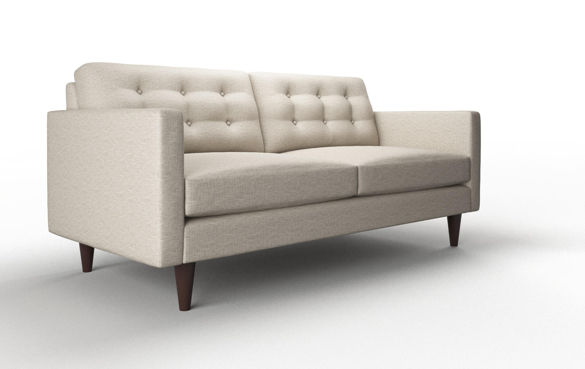 Turin Parker Wheat Sofa espresso legs 2