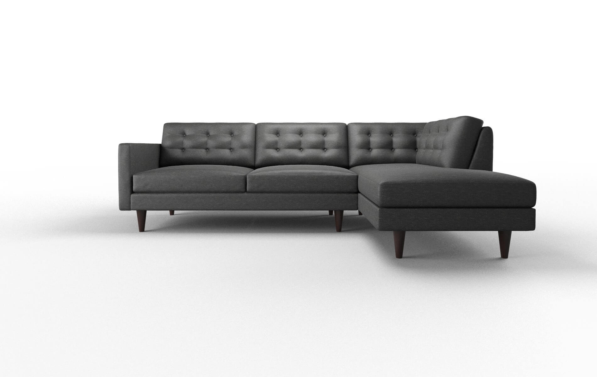 Turin Phoenix Charcoal Panel espresso legs 1