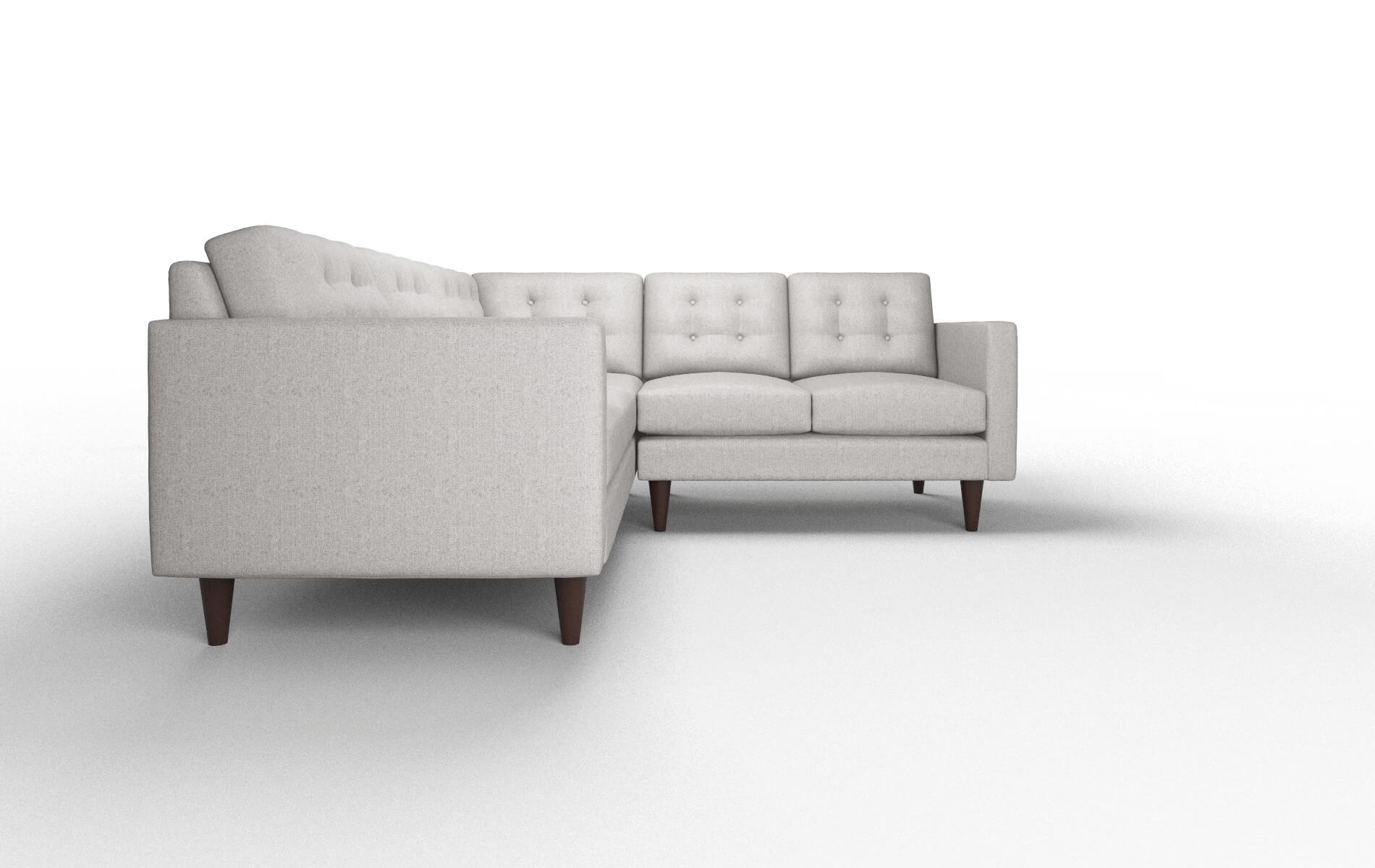 Turin Prime Ash Sectional espresso legs 2