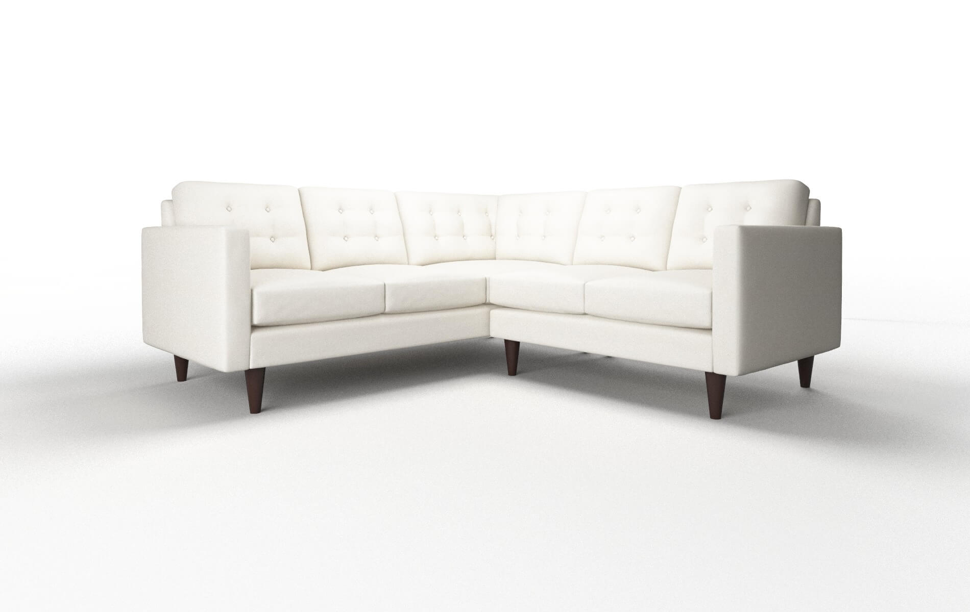 Turin R_prize Cream Sectional espresso legs 1