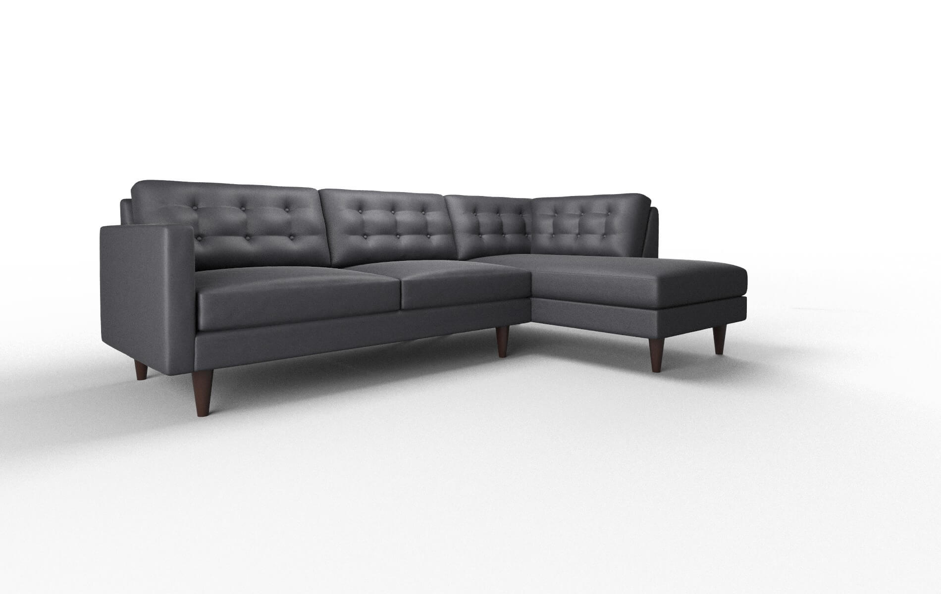 Turin Redondo Navy Panel espresso legs 2