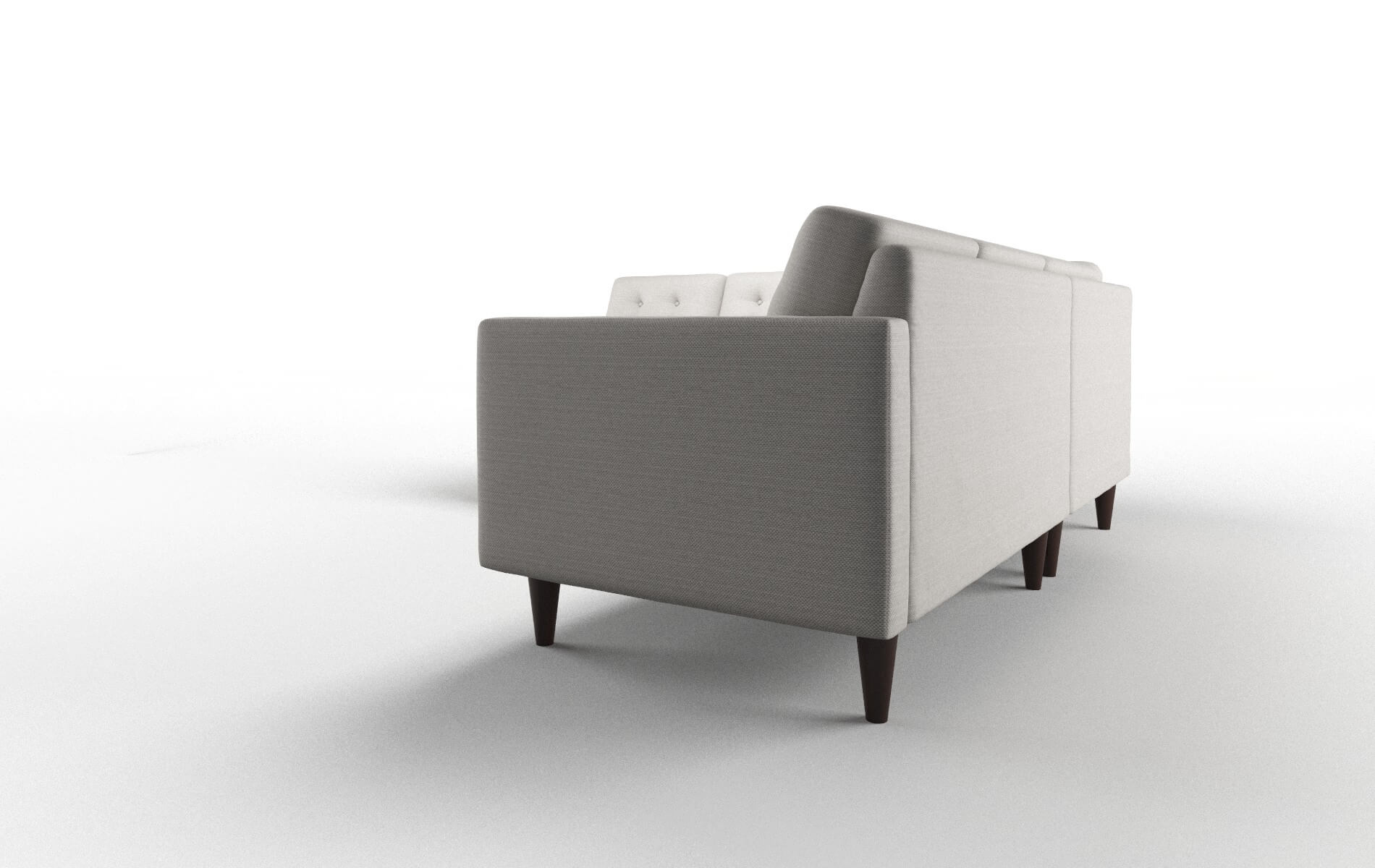 Turin Redondo Stone Sectional espresso legs 4