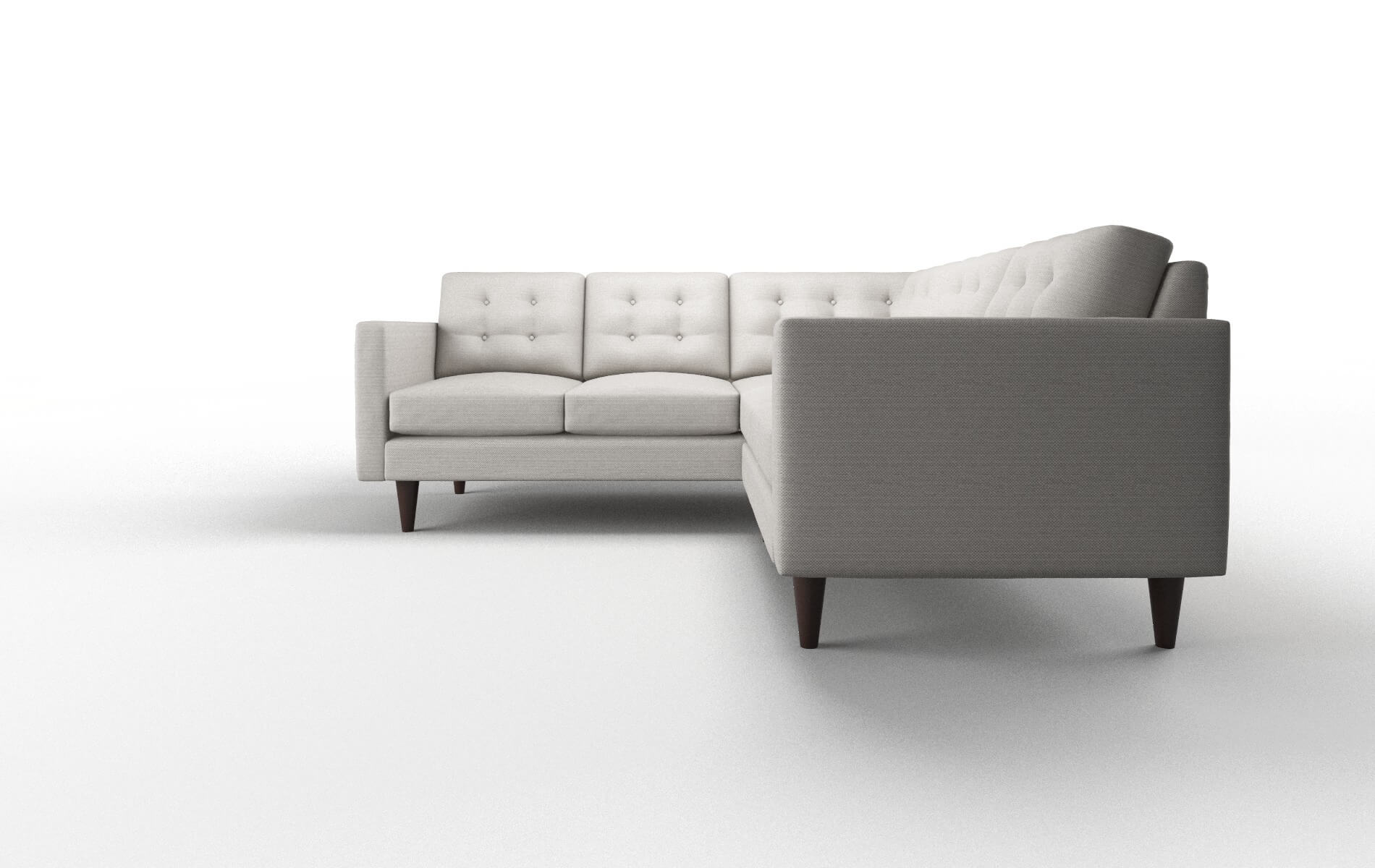Turin Redondo Stone Sectional espresso legs 5