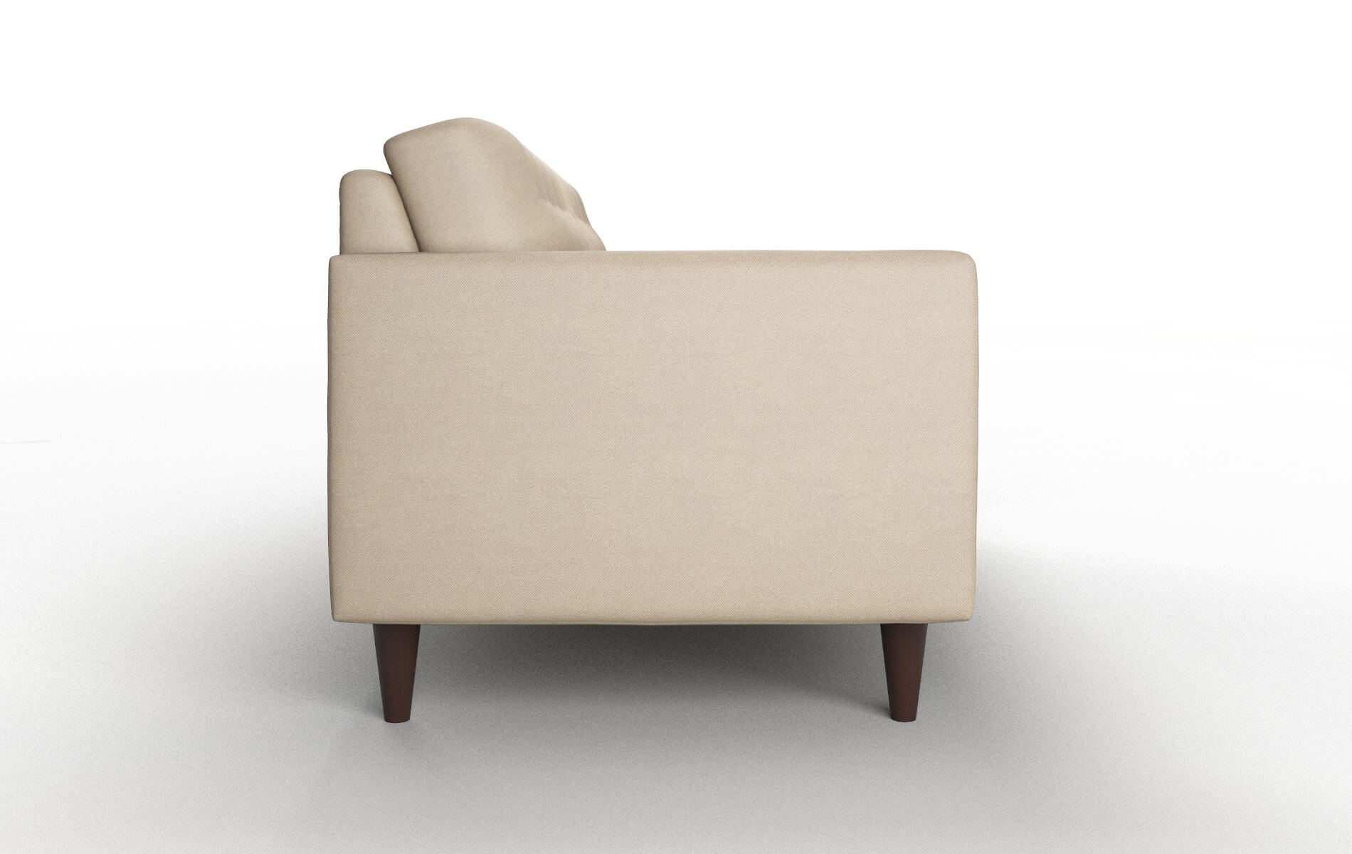 Turin Rocket Cappuccino Sofa espresso legs 3