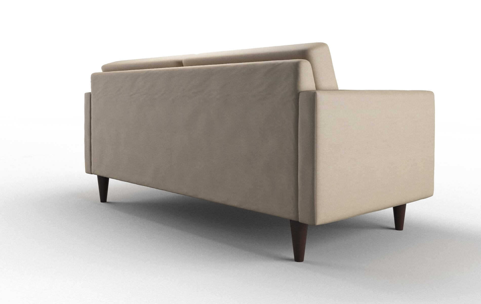Turin Rocket Cappuccino Sofa espresso legs 5