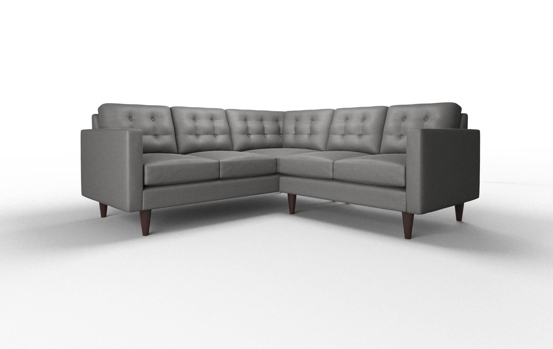 Turin Rocket Charcoal Sectional espresso legs 1