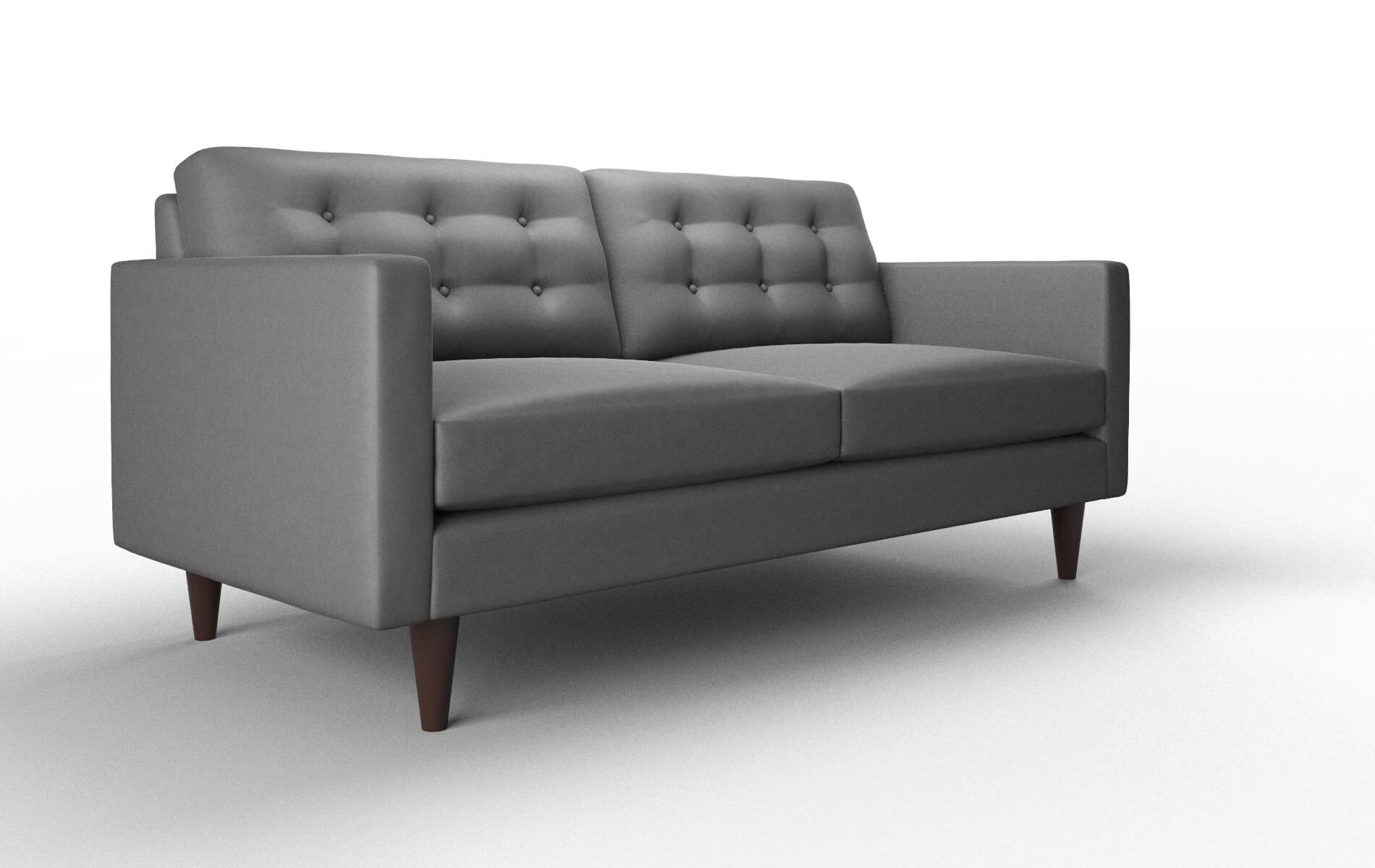 Turin Rocket Charcoal Sofa espresso legs 2