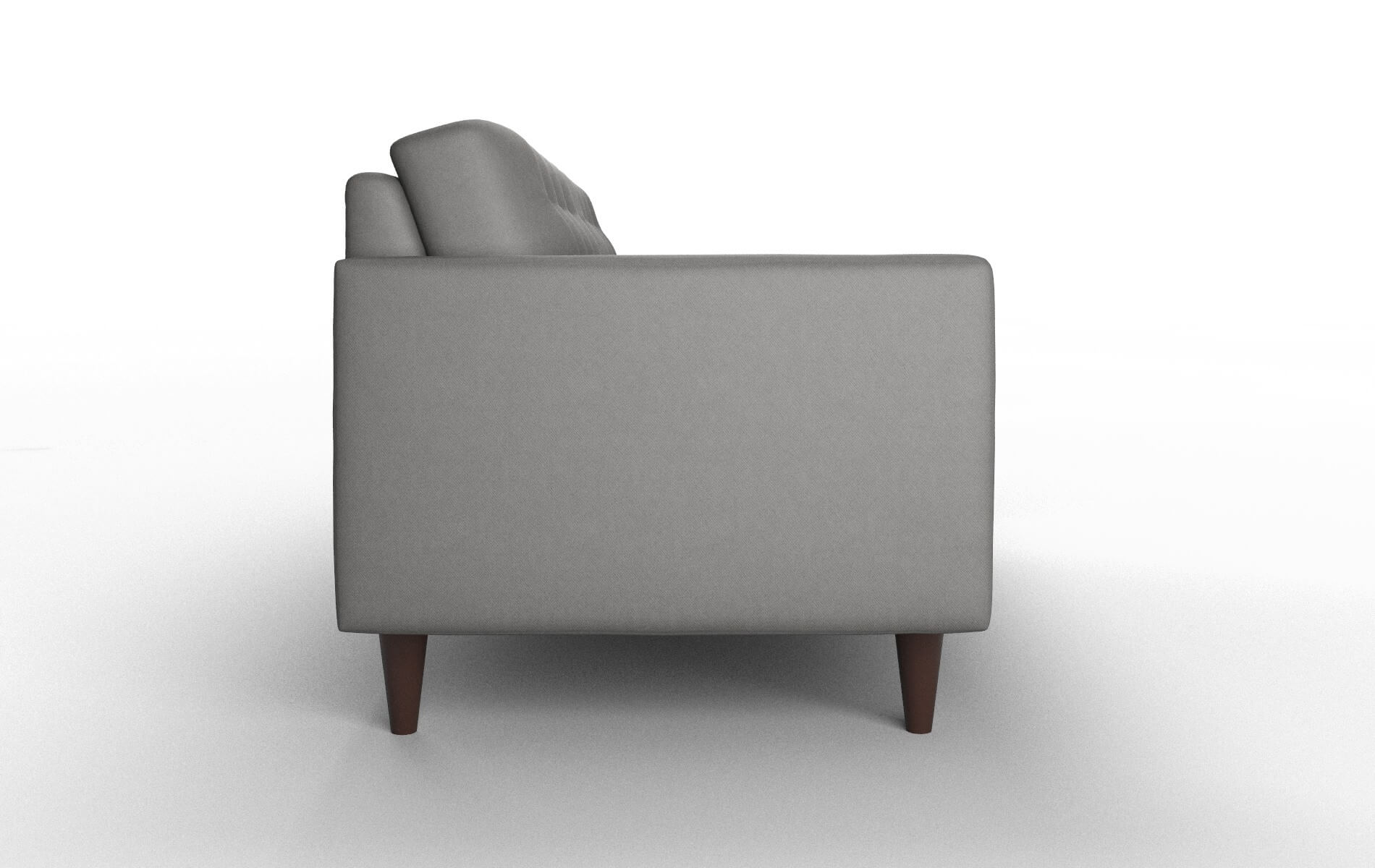 Turin Rocket Charcoal Sofa espresso legs 3