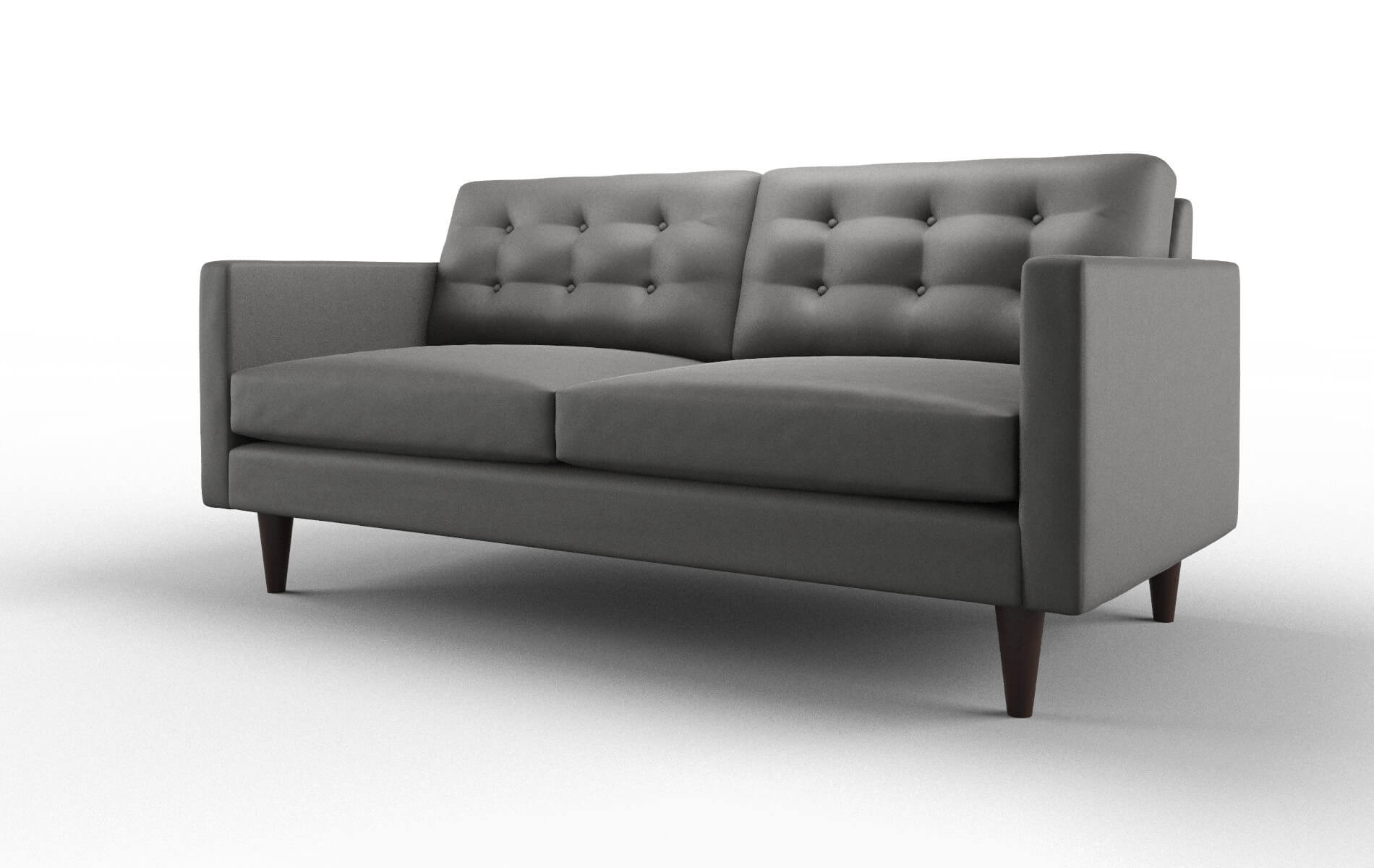 Turin Rocket Charcoal Sofa espresso legs 4