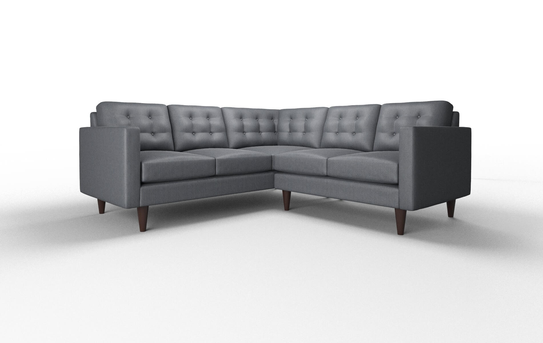 Turin Rocket Eclipse Sectional espresso legs 1