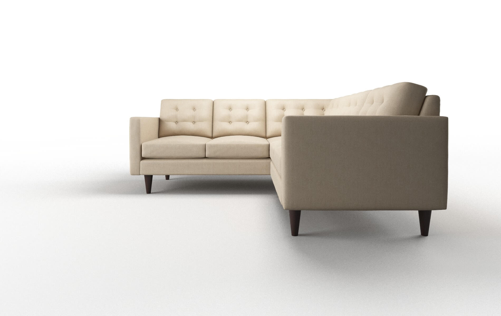 Turin Royale Mondo Sectional espresso legs 5