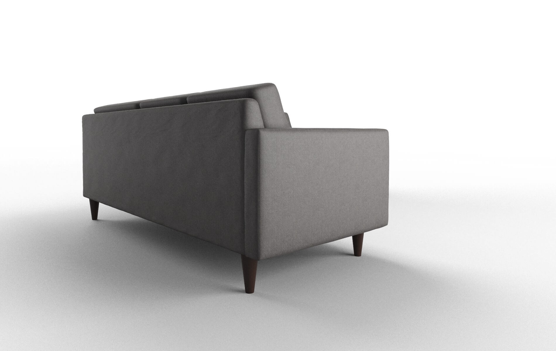 Turin Sasha Grey Sectional espresso legs 3