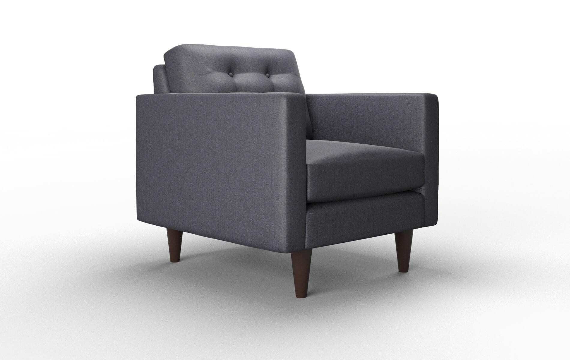 Turin Sasha Navy Chair espresso legs 2