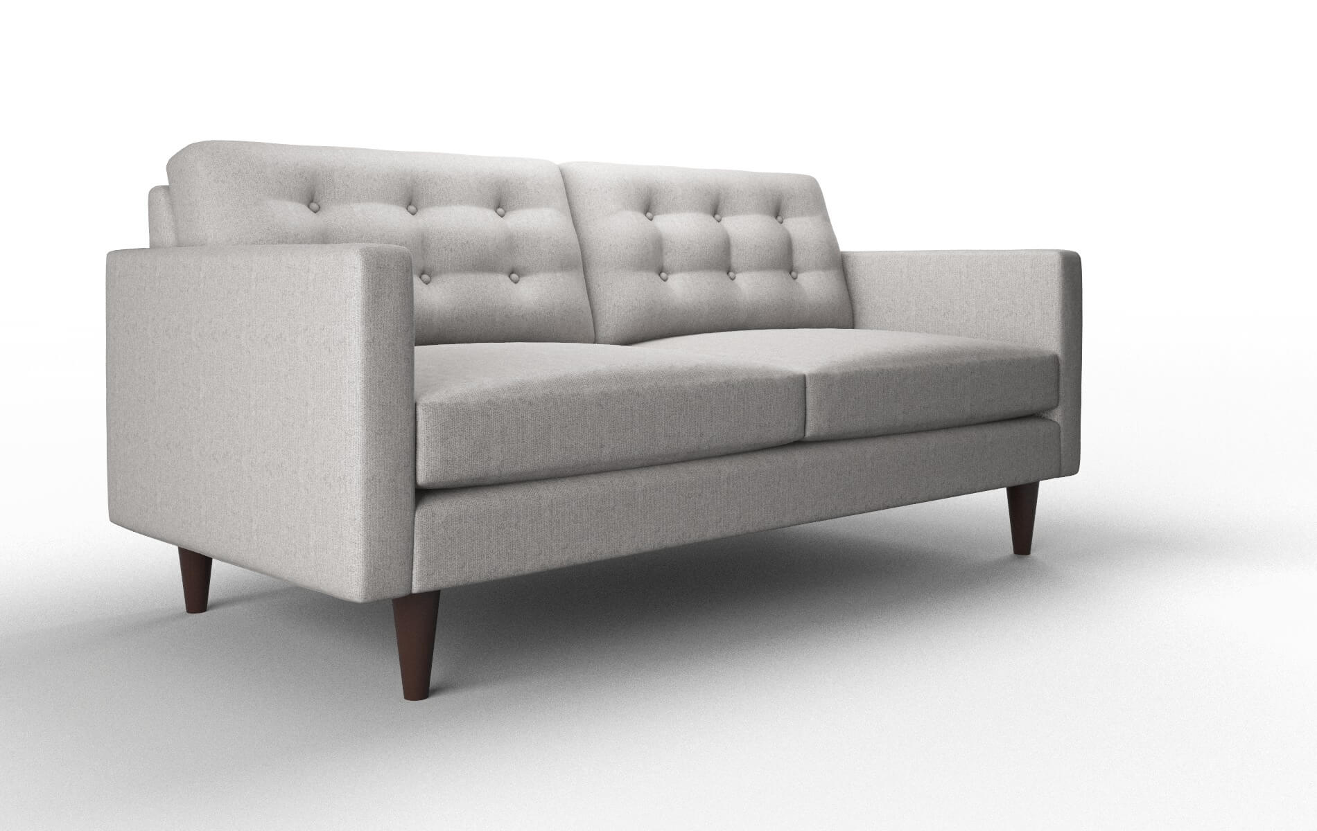 Turin Sasha Silver Sofa espresso legs 2