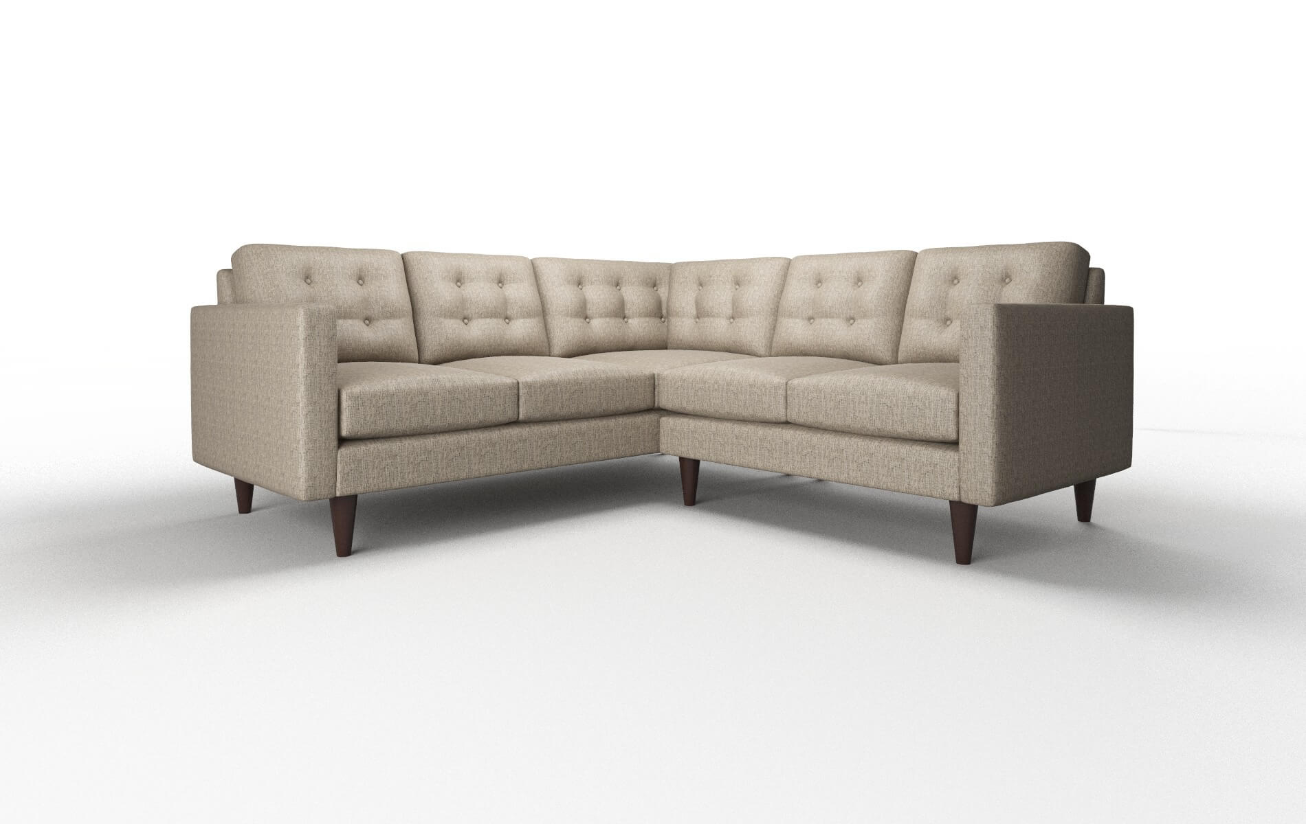 Turin Solifestyle 51 Sectional espresso legs