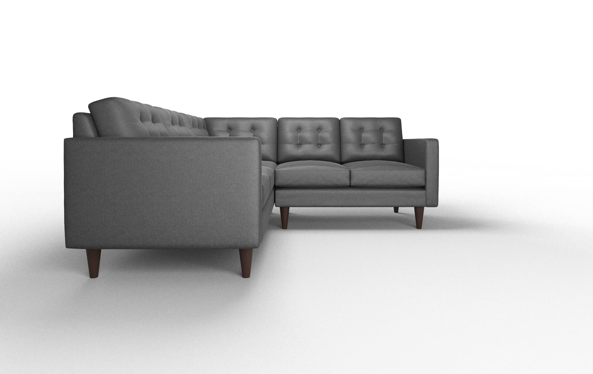 Turin Sosoftness 54 Sectional espresso legs 2