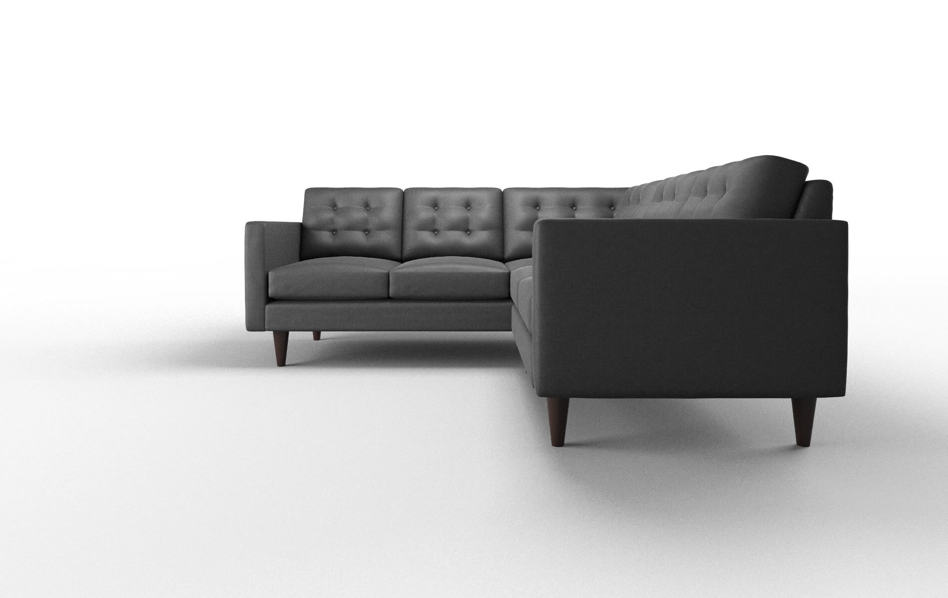 Turin Sosoftness 54 Sectional espresso legs 5