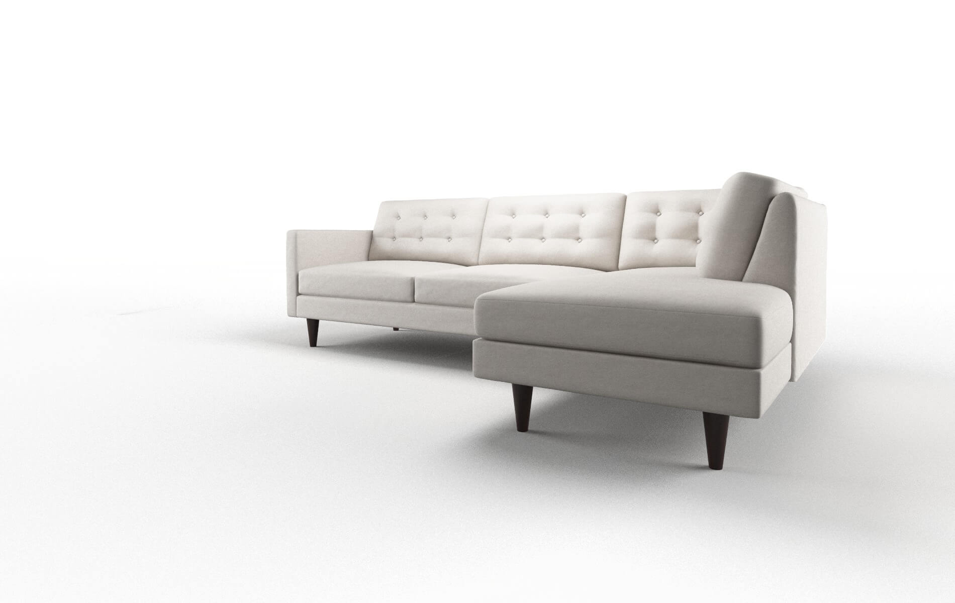 Turin Suave Dove Panel espresso legs 4