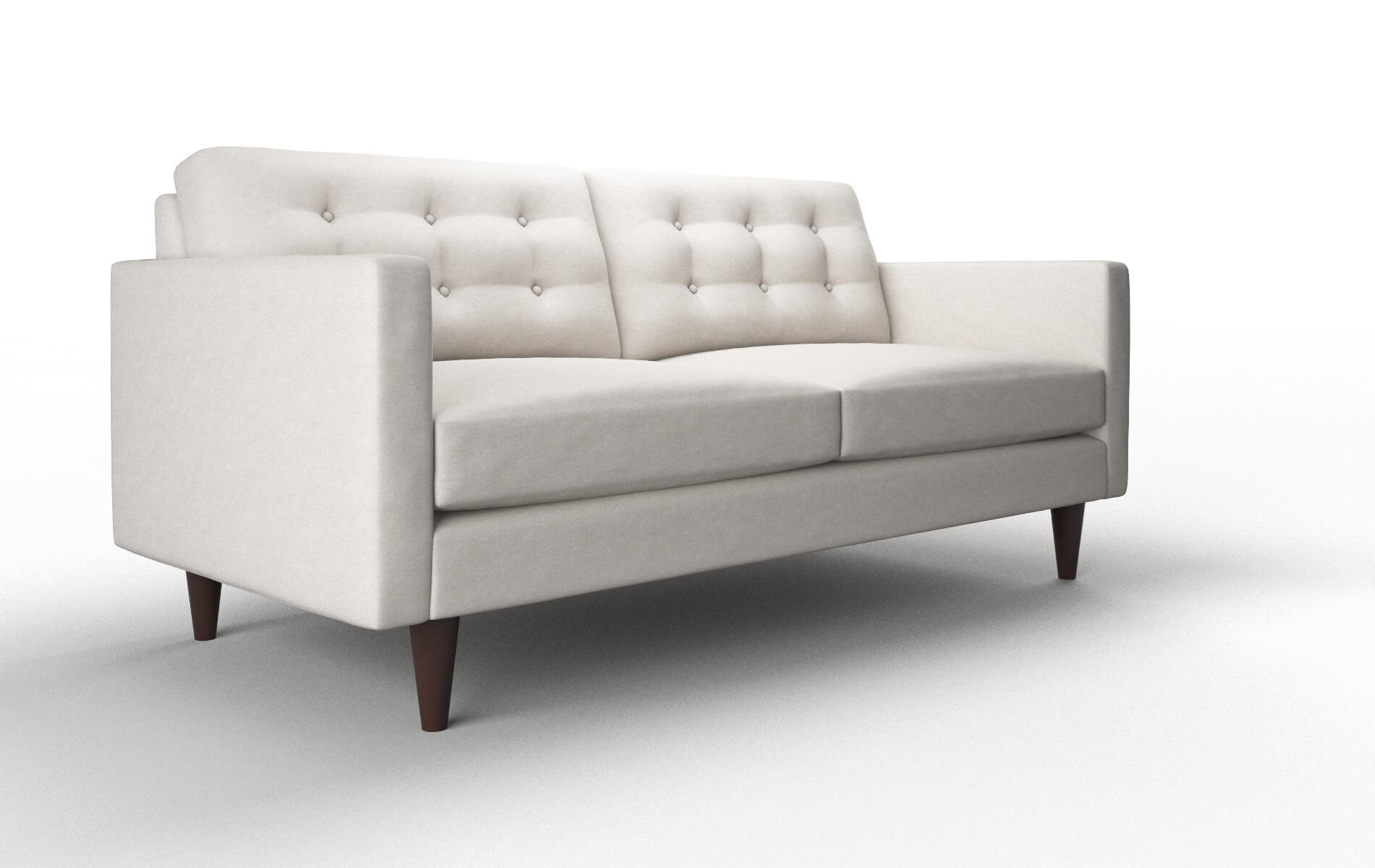 Turin Suave Dove Sofa espresso legs 2