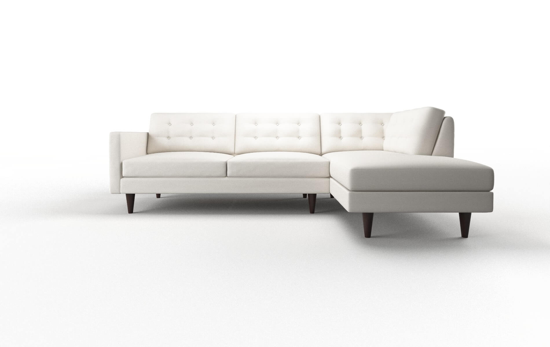 Turin Venice Eggshell Panel espresso legs 1