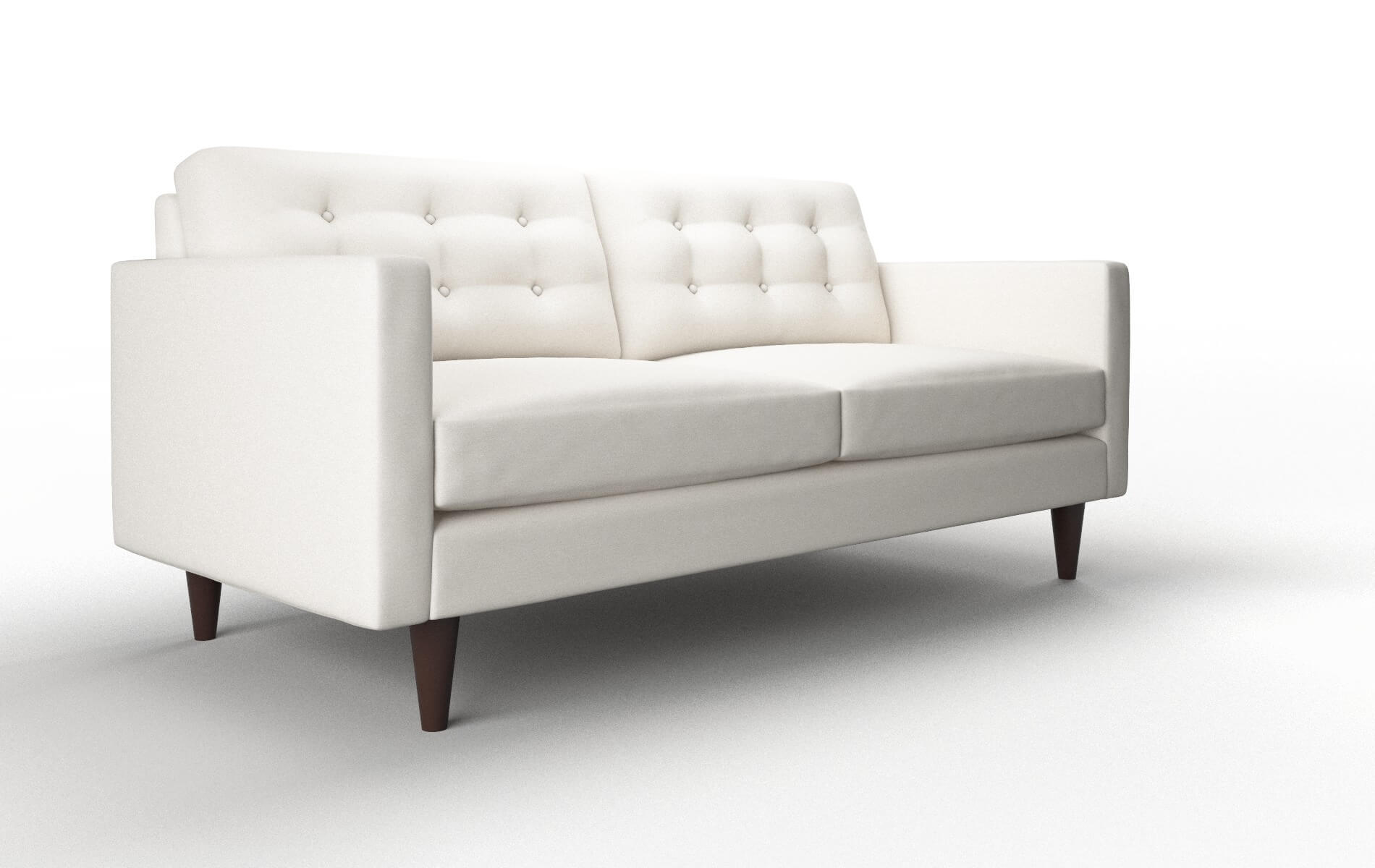 Turin Venice Eggshell Sofa espresso legs 2