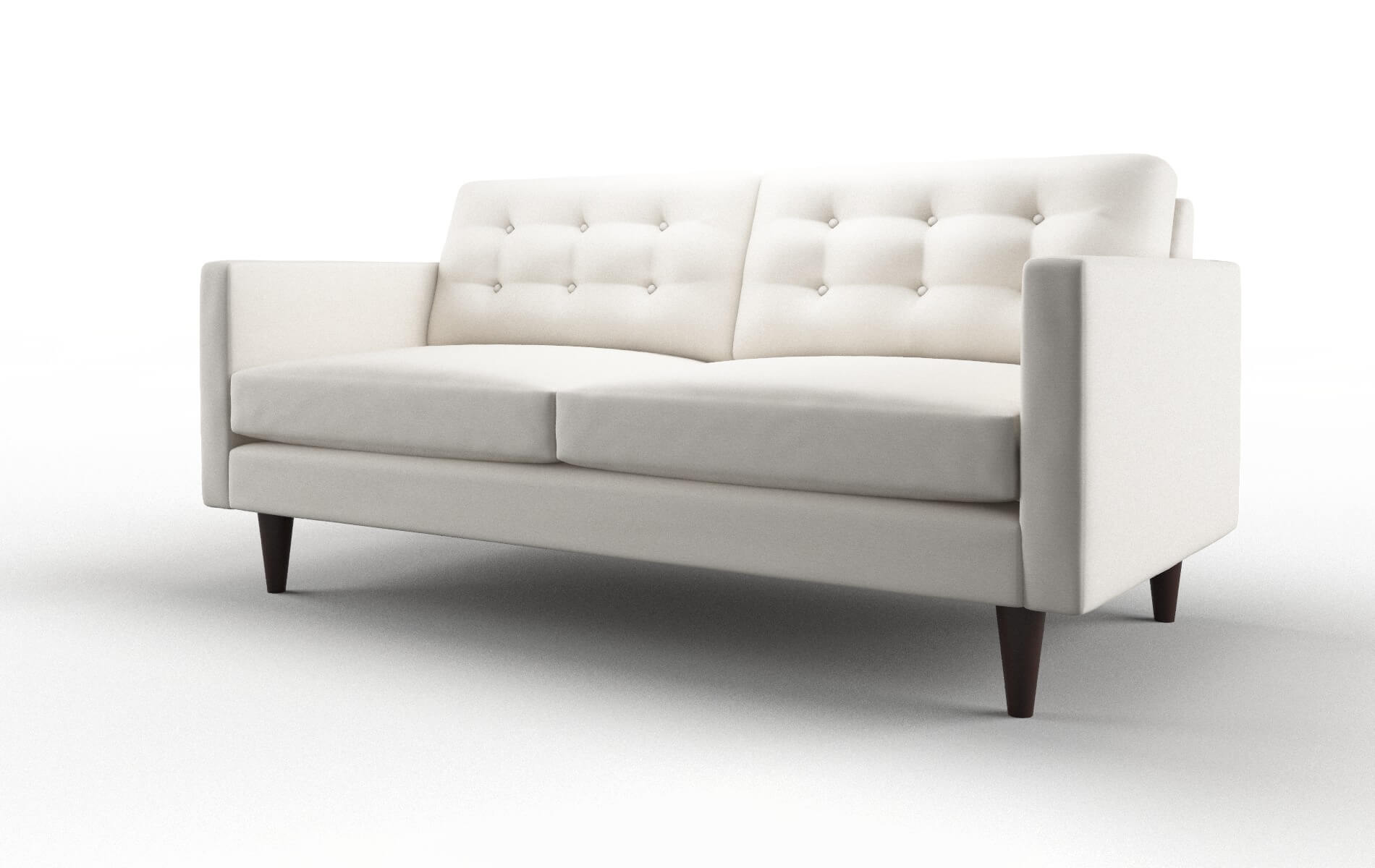 Turin Venice Eggshell Sofa espresso legs 4