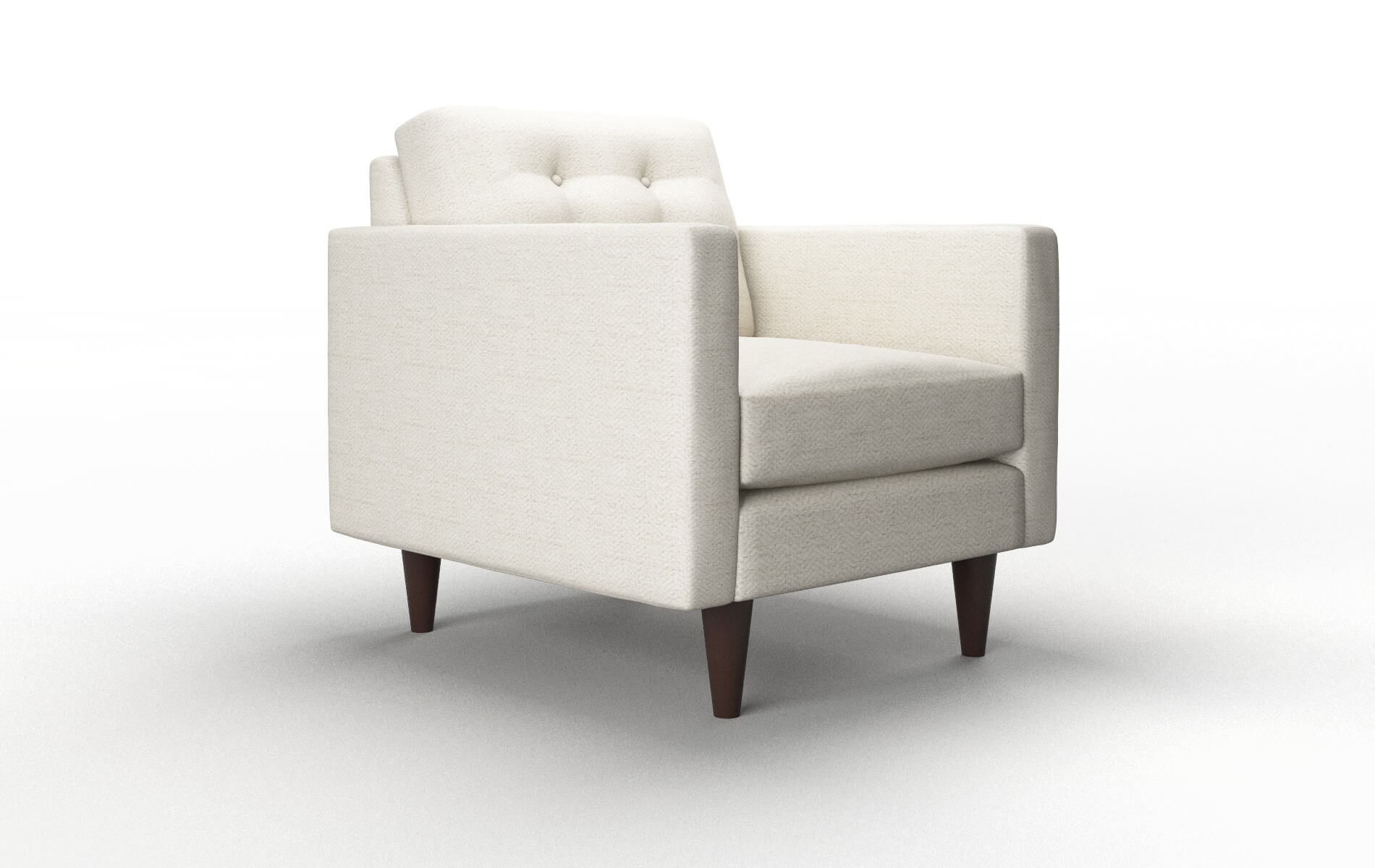 Turin Venus Cream Chair espresso legs 2
