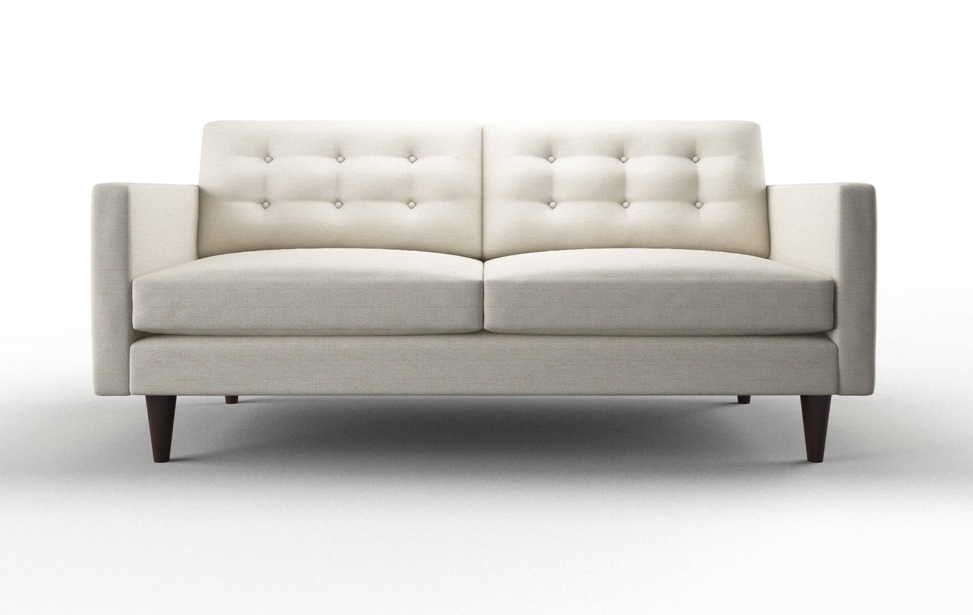 Turin Venus Cream Sofa espresso legs 1