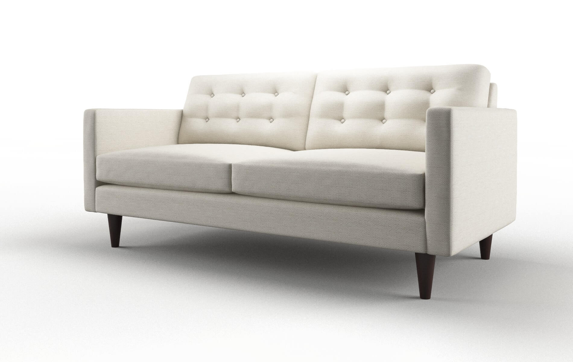 Turin Venus Cream Sofa espresso legs 4