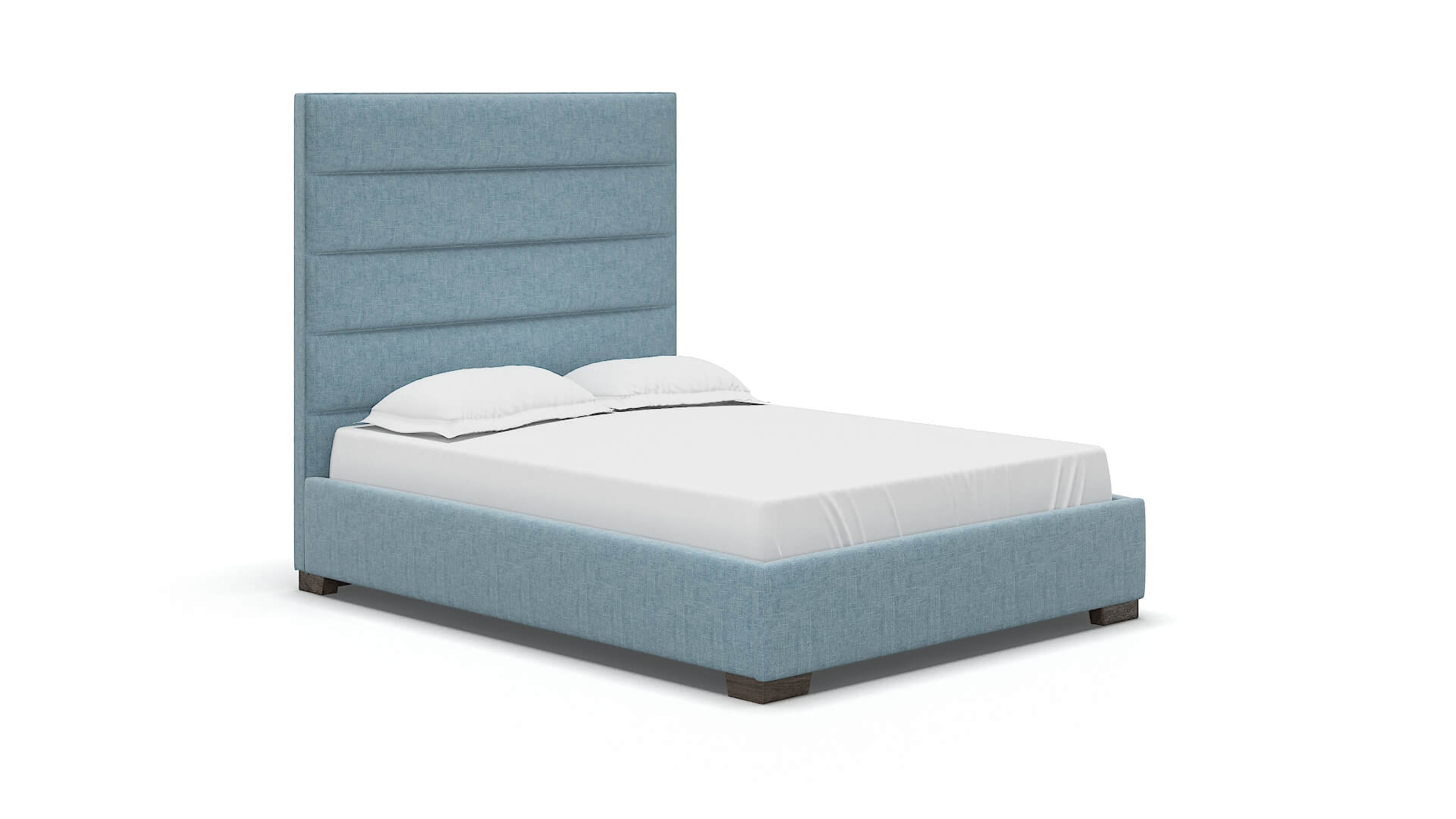Vida Atlas Turquoise Bed espresso legs 2