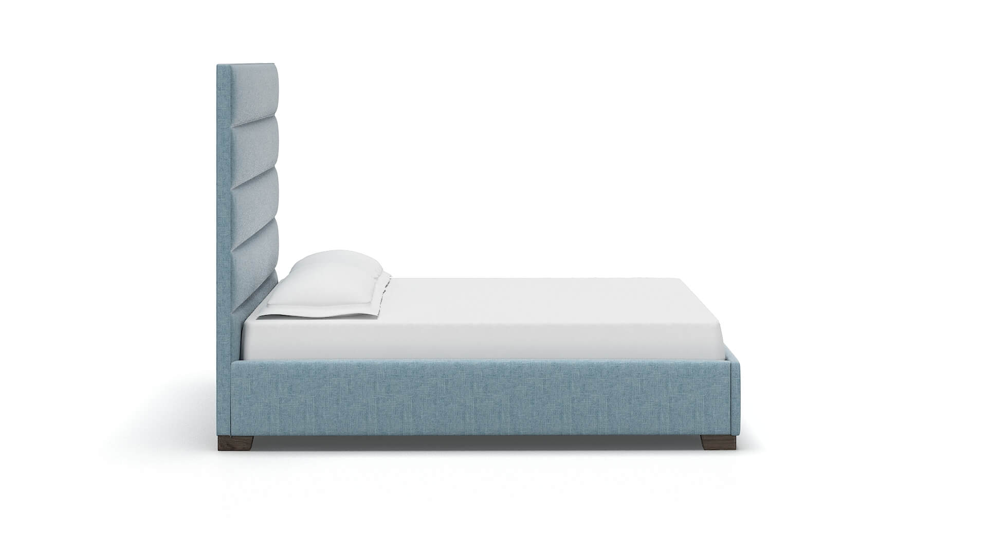 Vida Atlas Turquoise Bed espresso legs 3